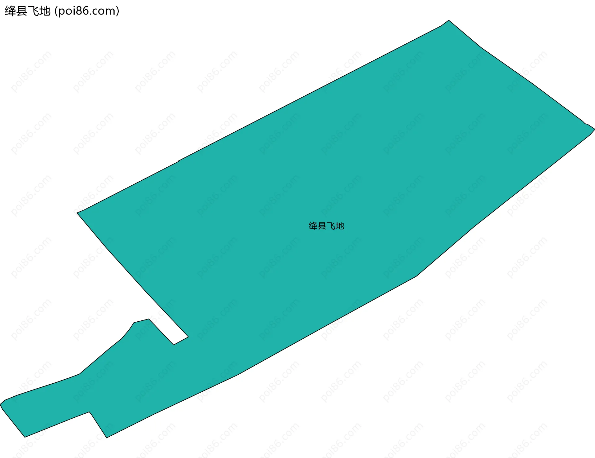 绛县飞地边界地图