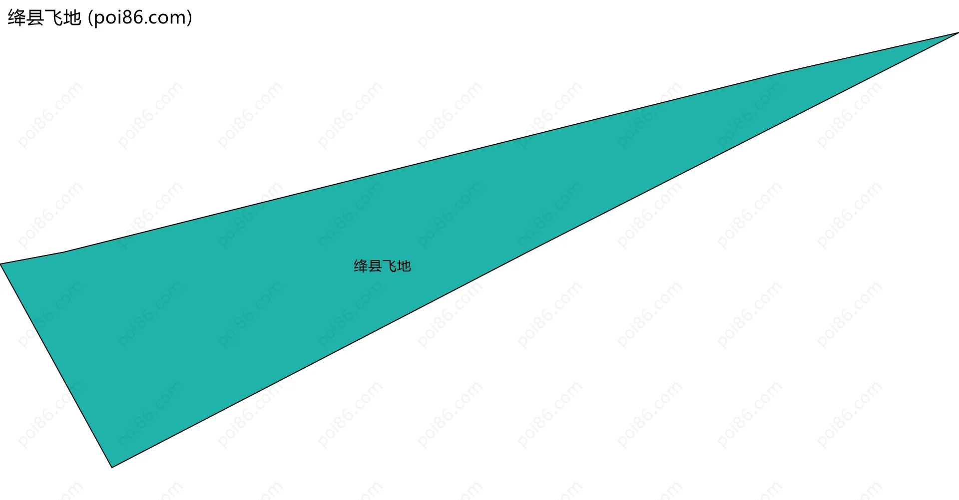 绛县飞地边界地图