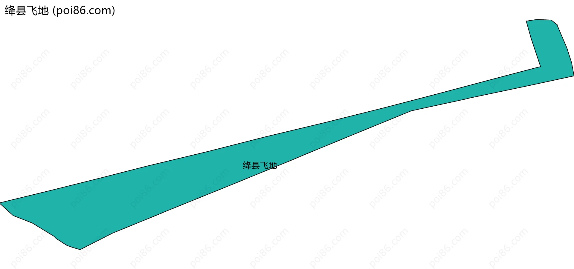 绛县飞地边界地图