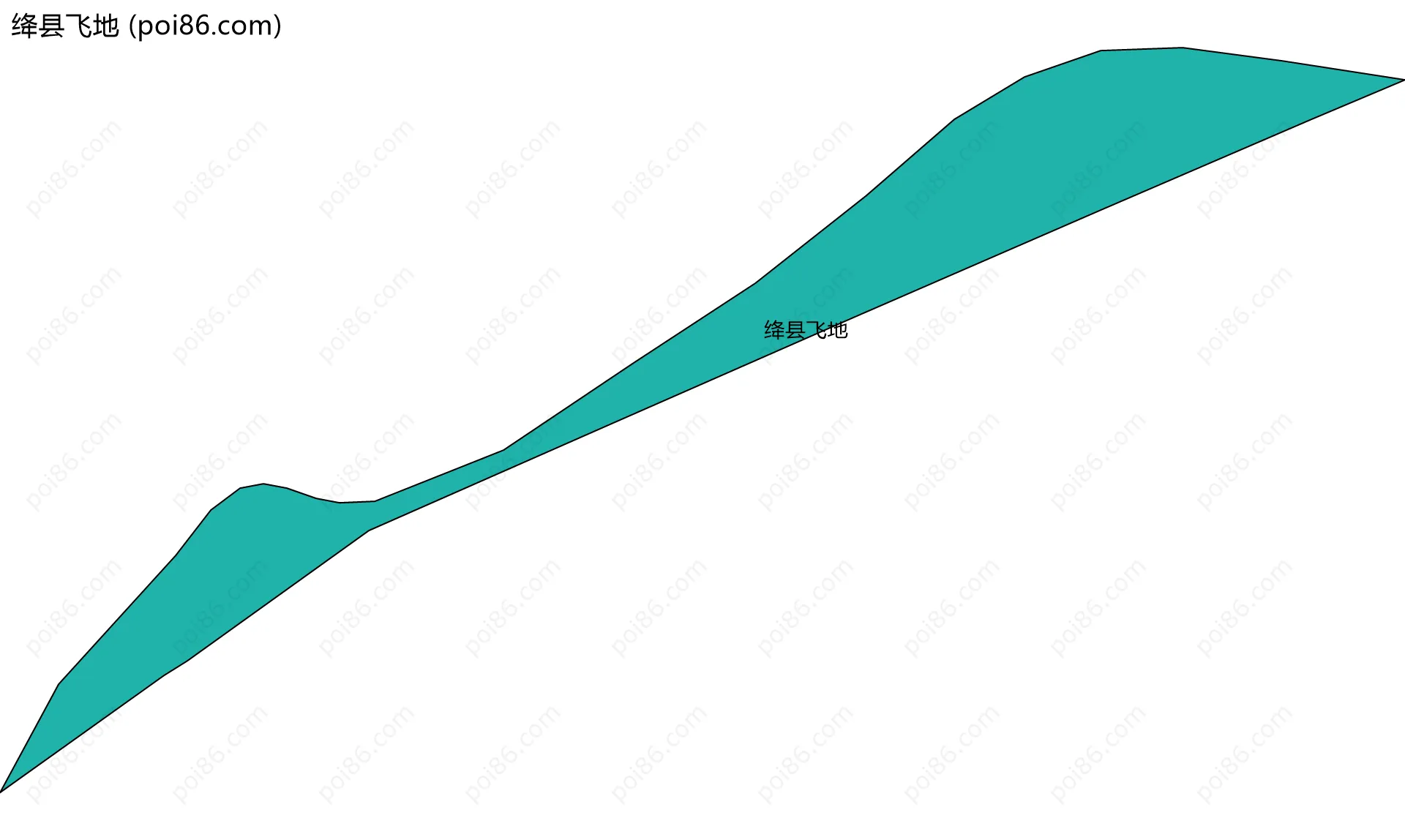 绛县飞地边界地图