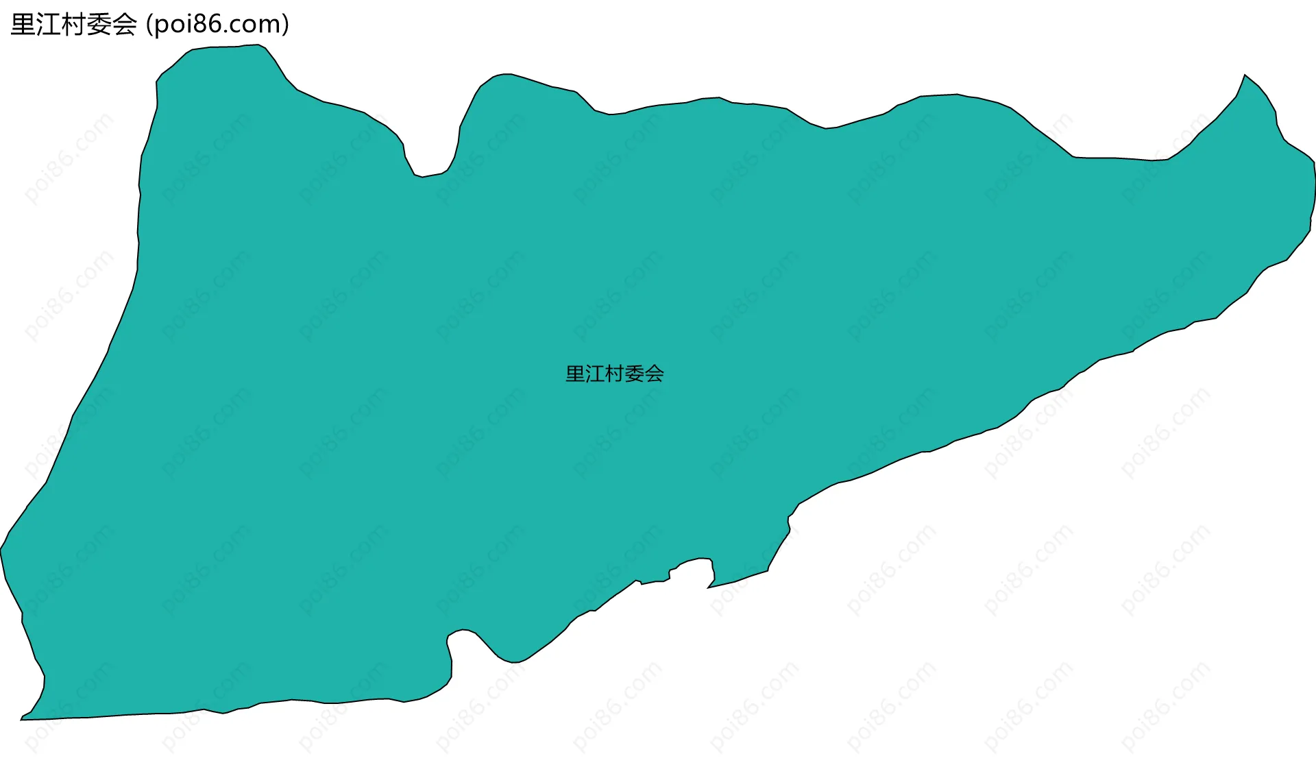 里江村委会边界地图