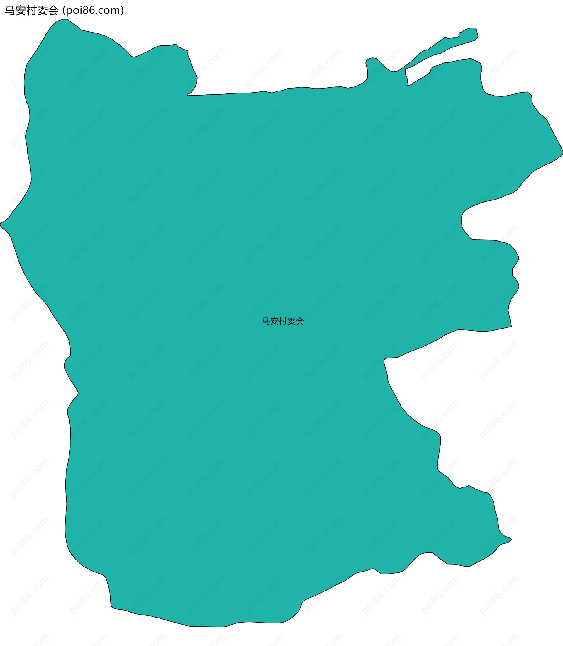 马安村委会边界地图