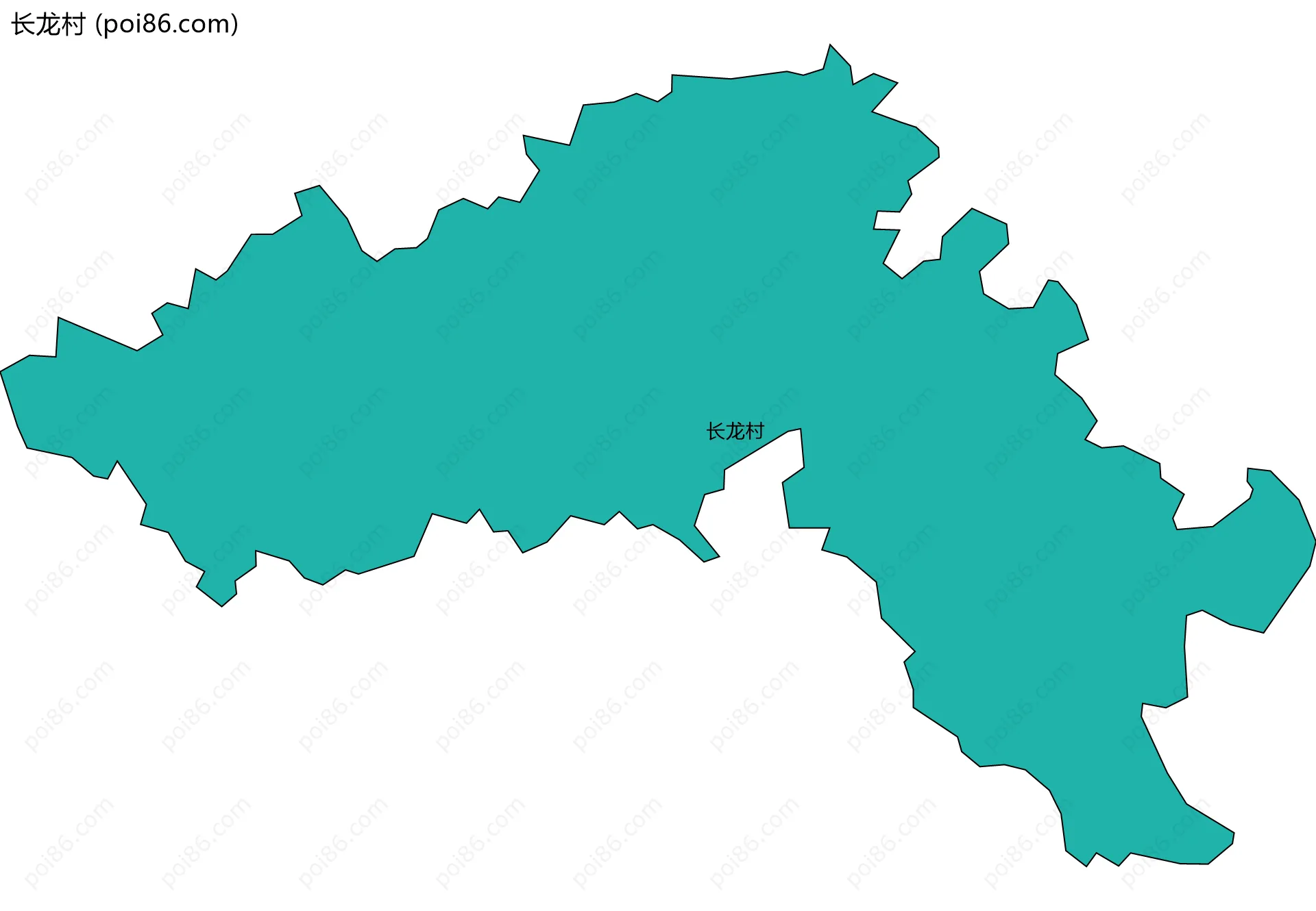 长龙村边界地图