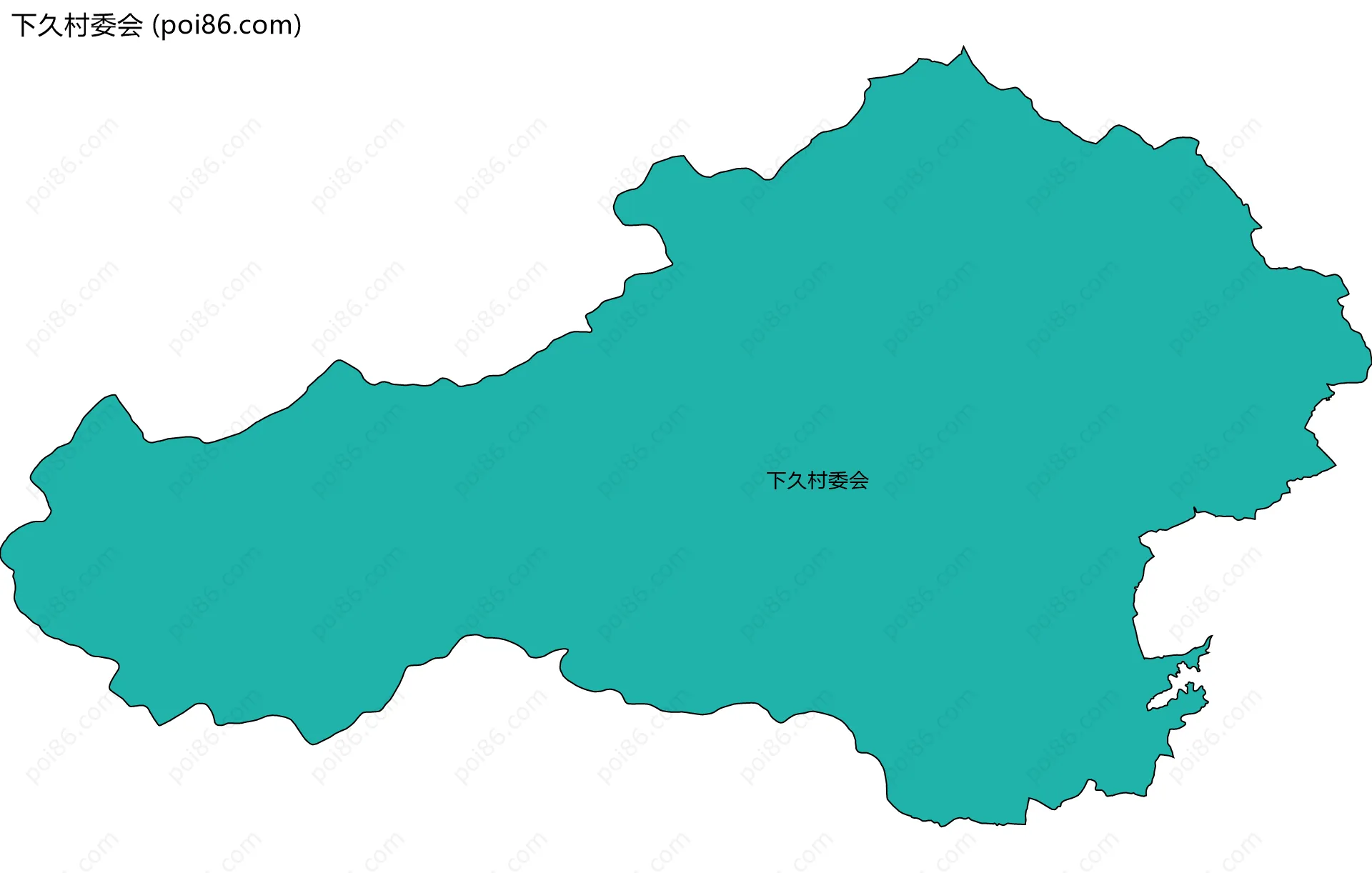 下久村委会边界地图