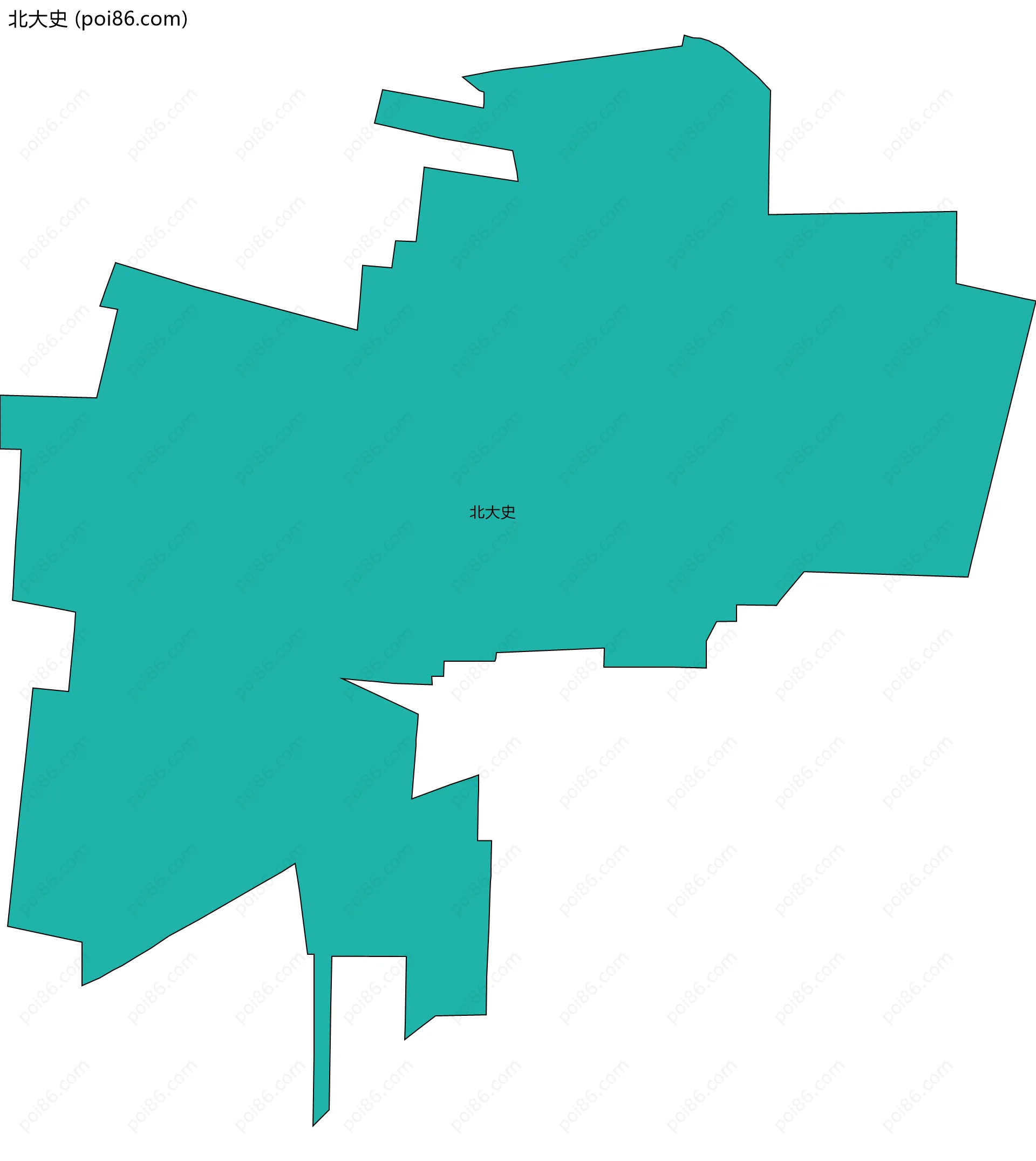 北大史边界地图