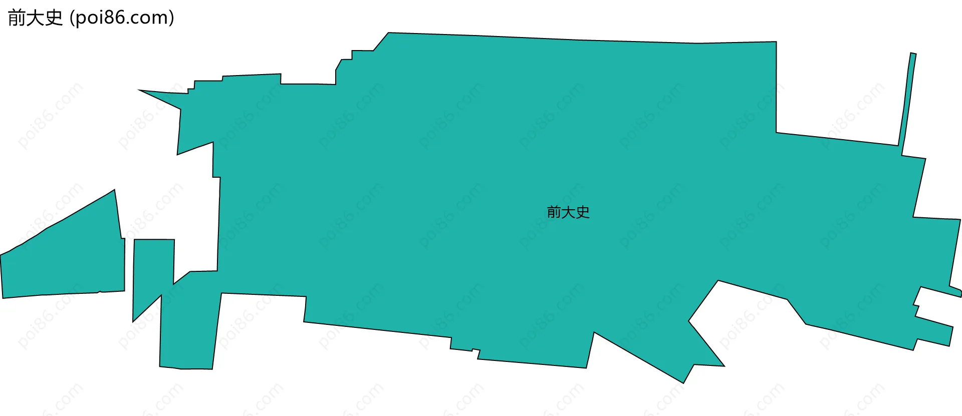 前大史边界地图