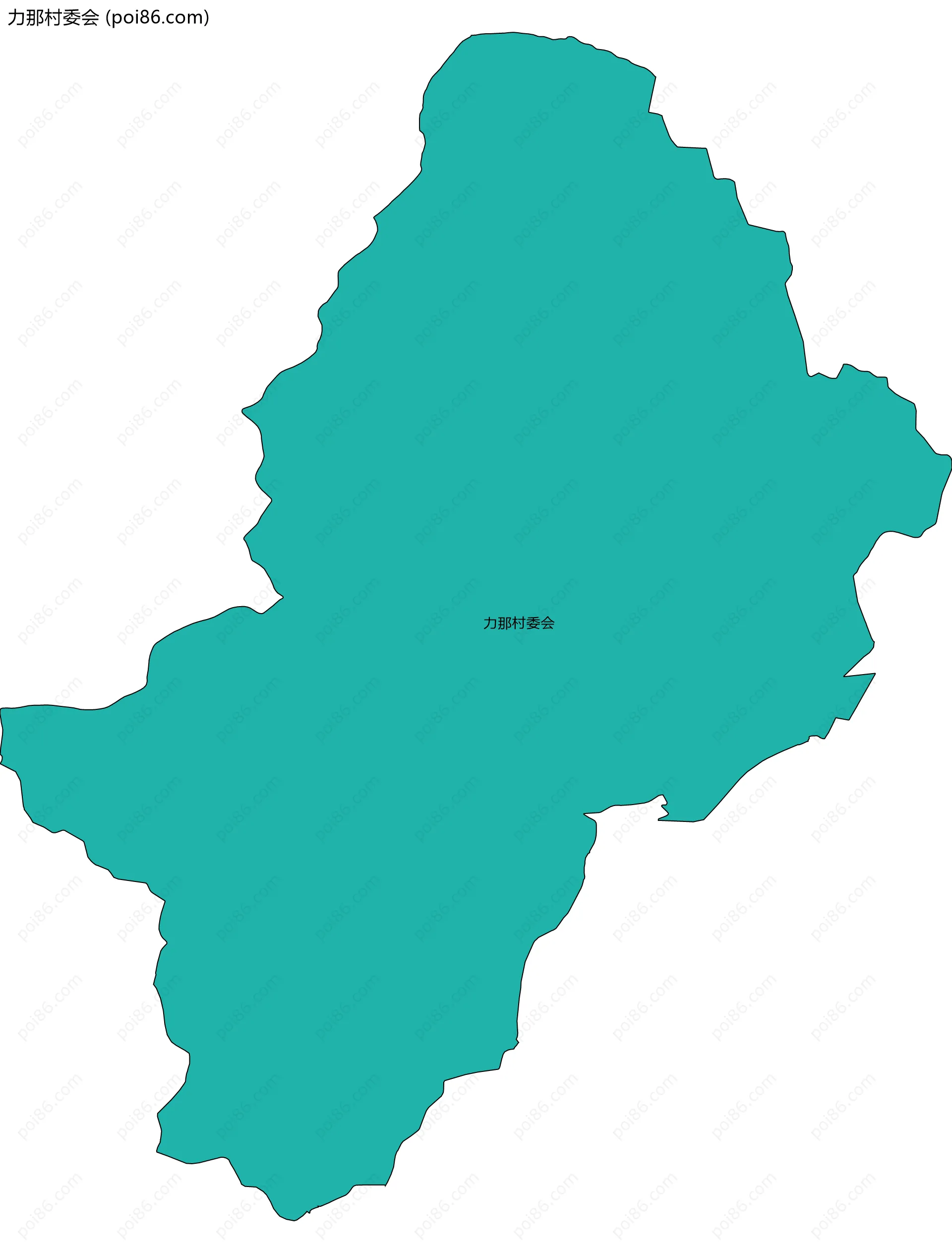 力那村委会边界地图