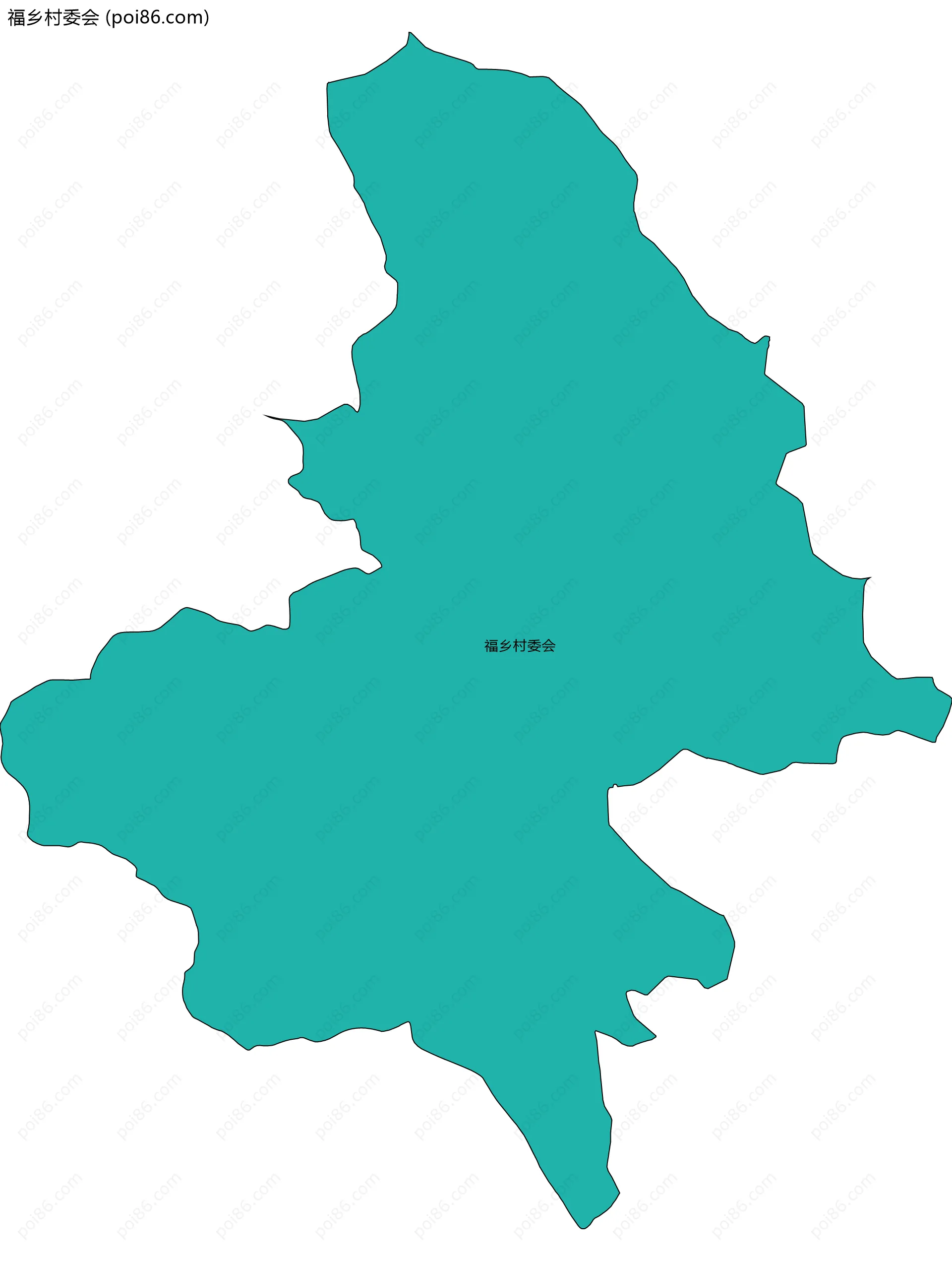 福乡村委会边界地图