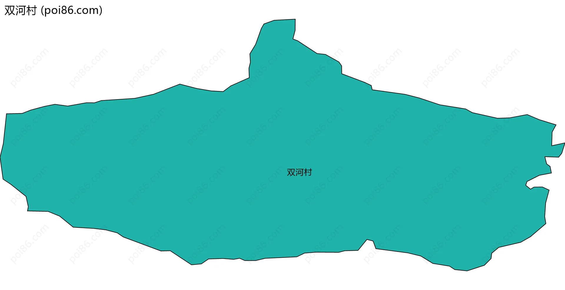 双河村边界地图