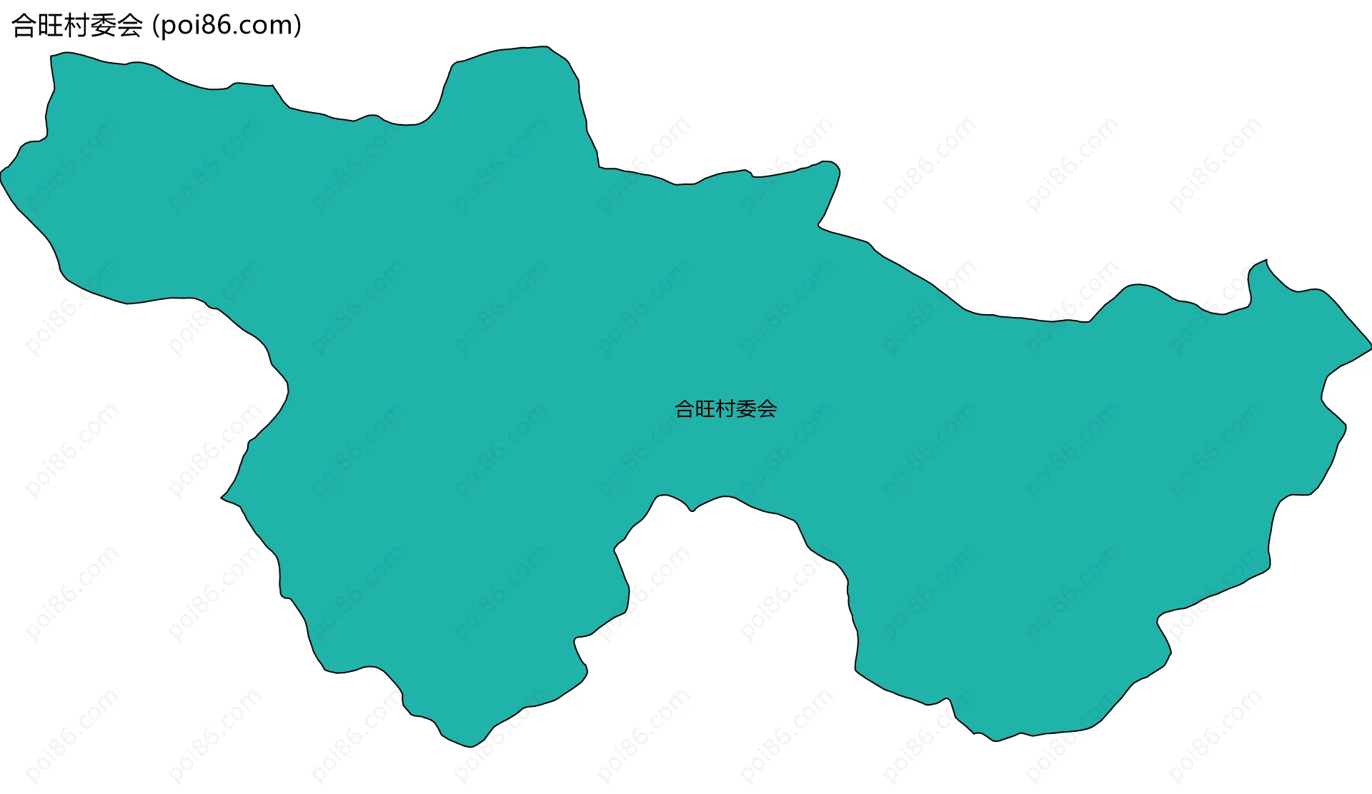 合旺村委会边界地图