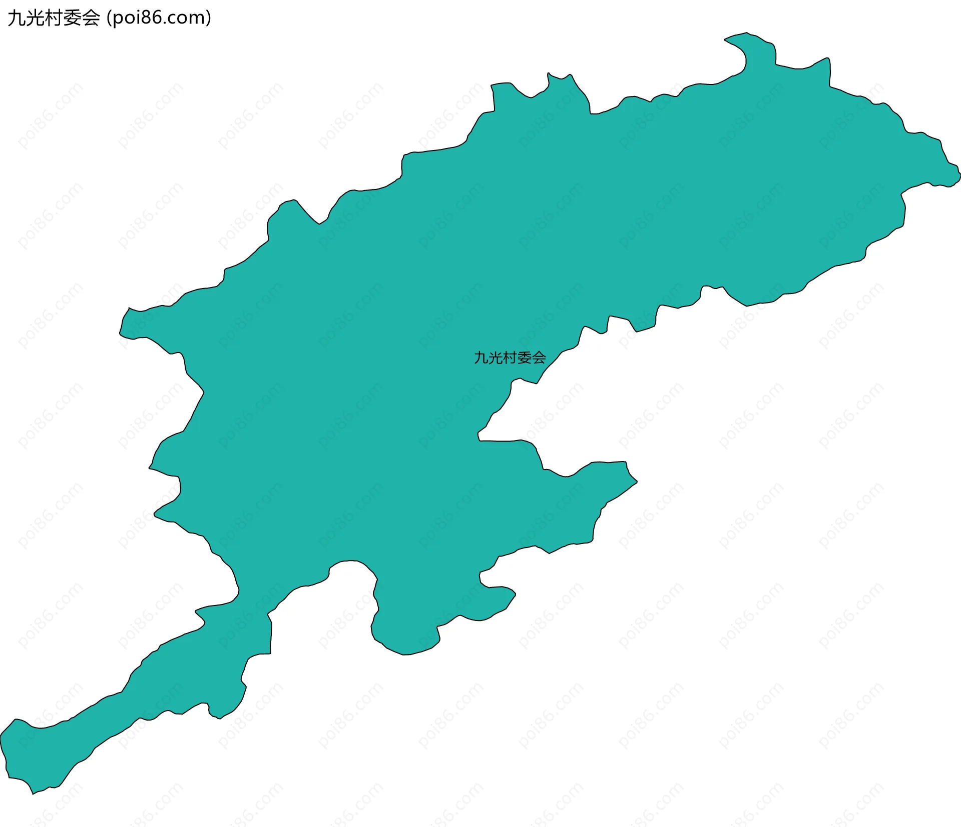 九光村委会边界地图