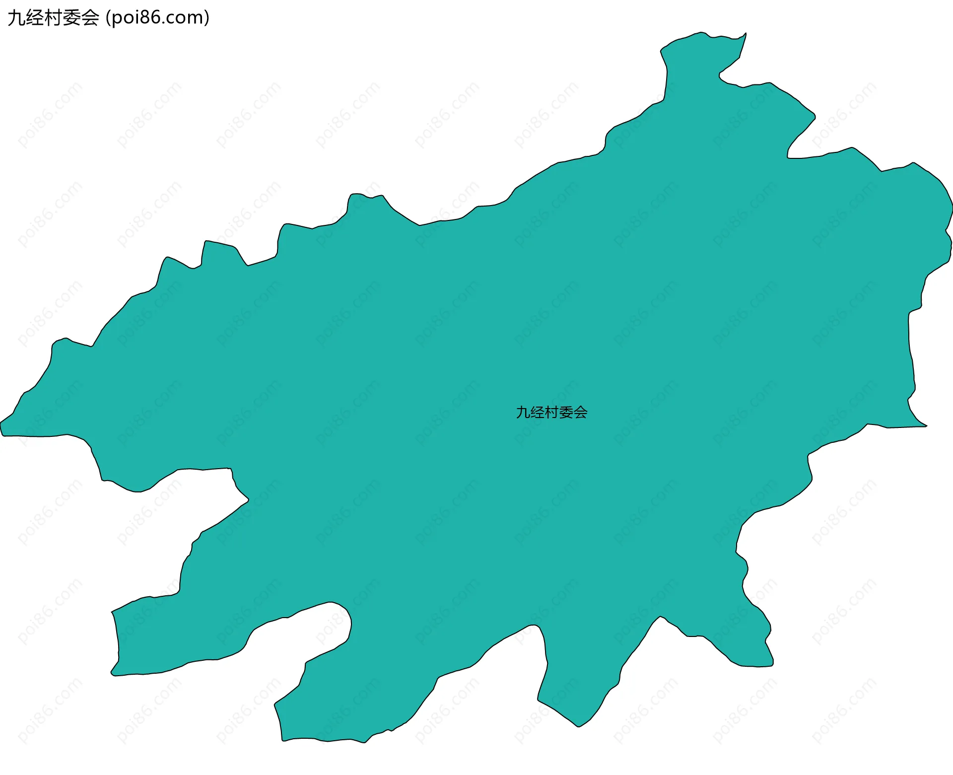 九经村委会边界地图