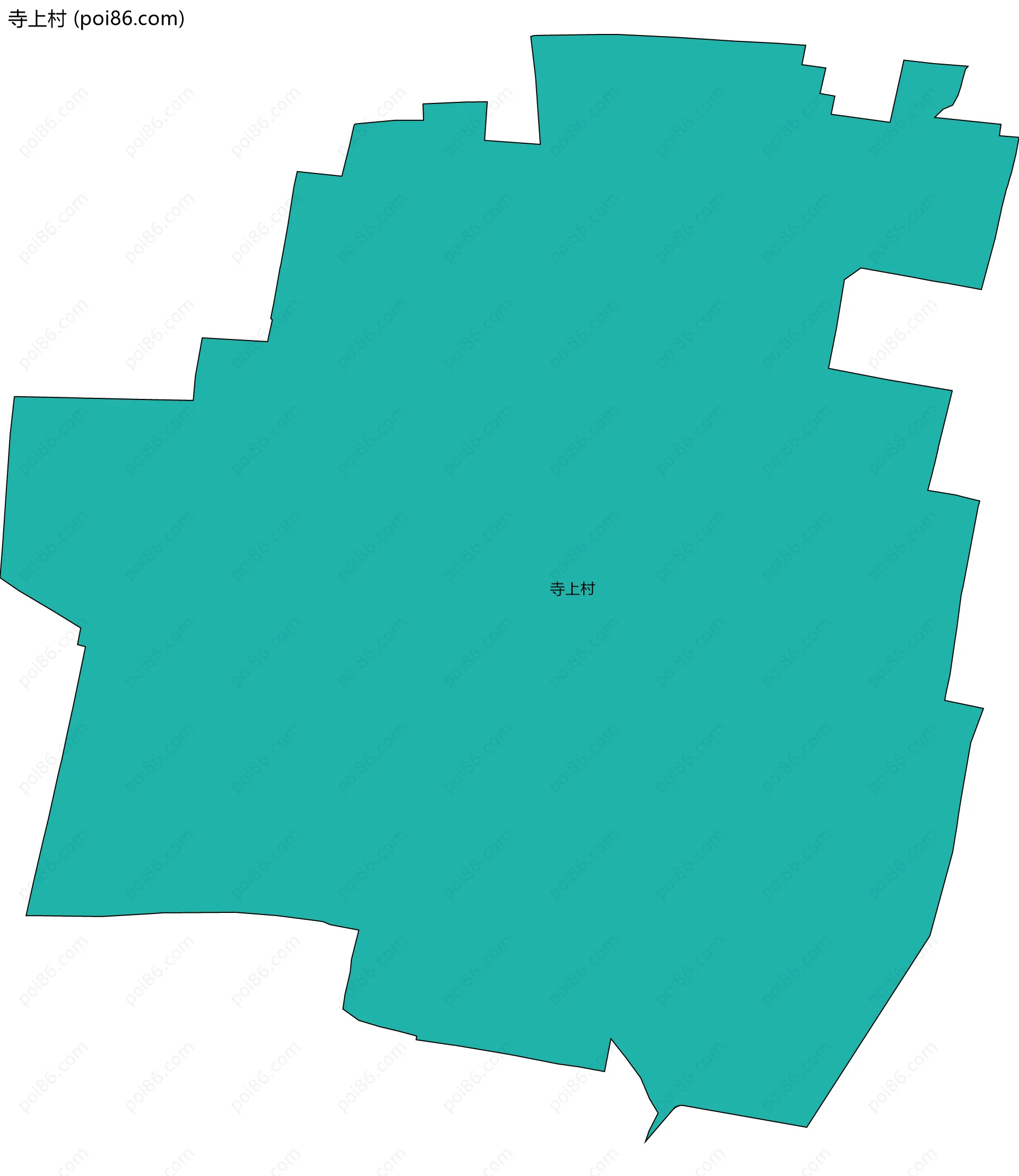 寺上村边界地图