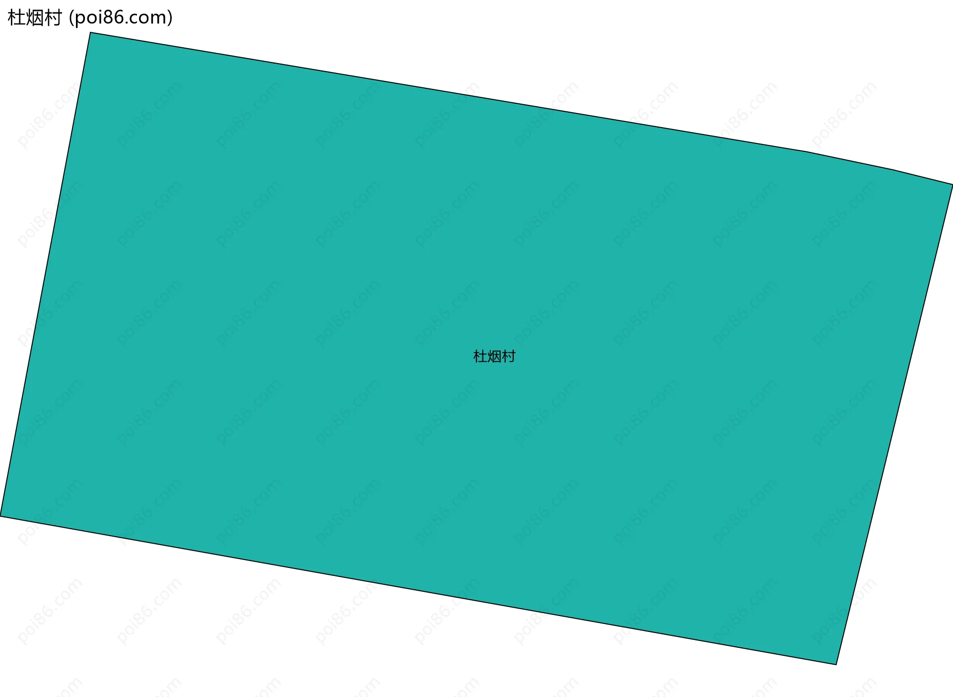 杜烟村边界地图