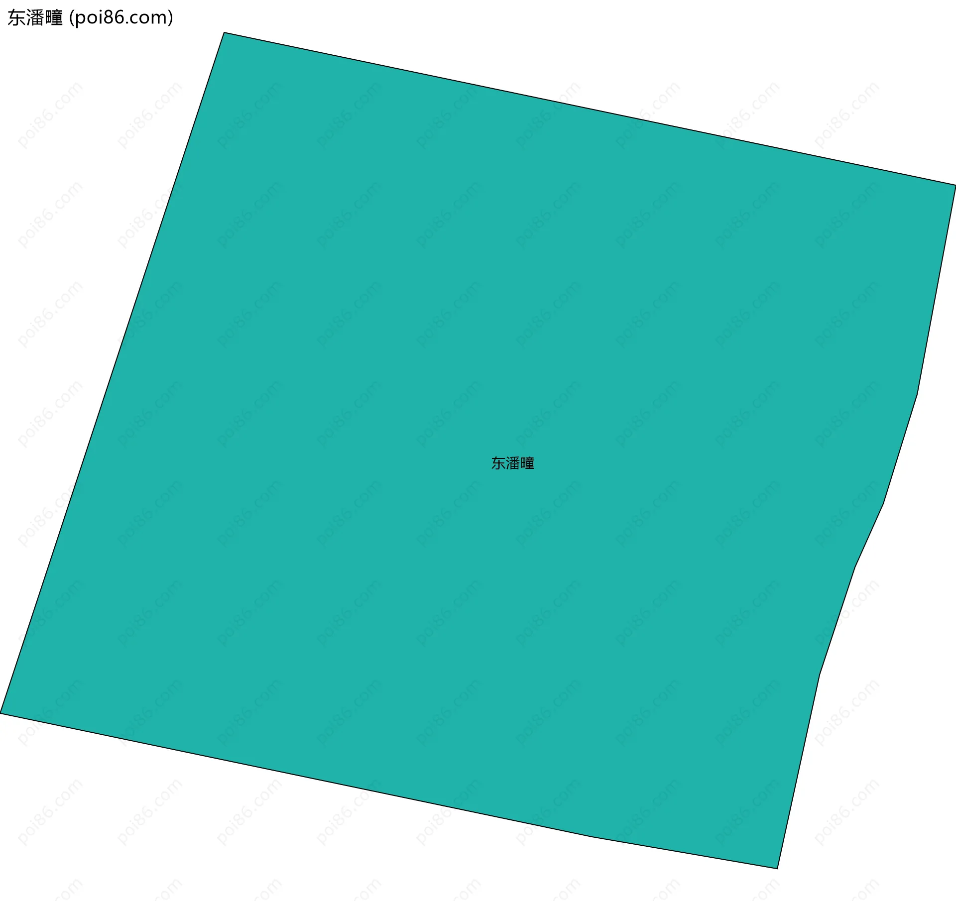 东潘疃边界地图