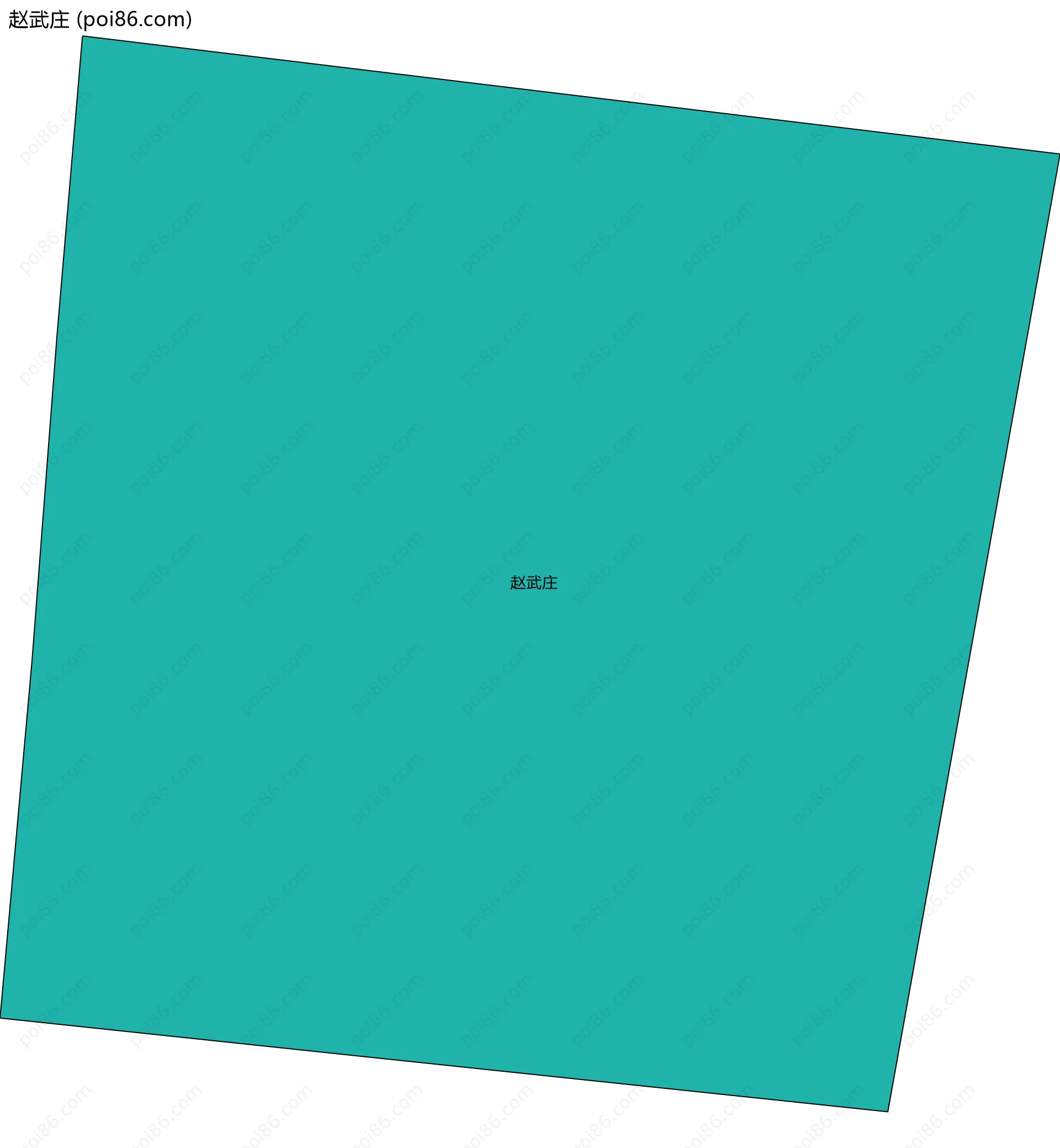 赵武庄边界地图