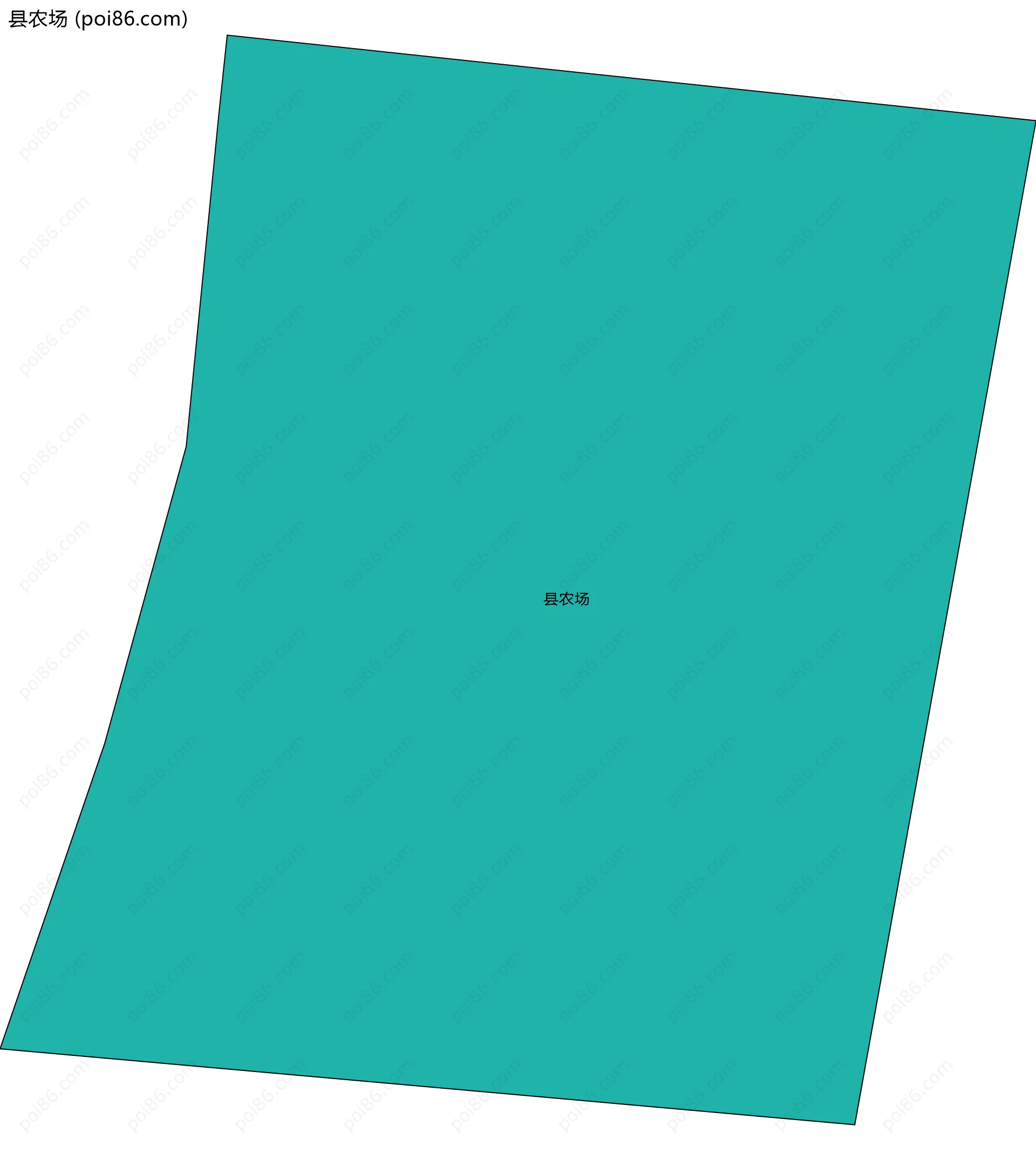 县农场边界地图