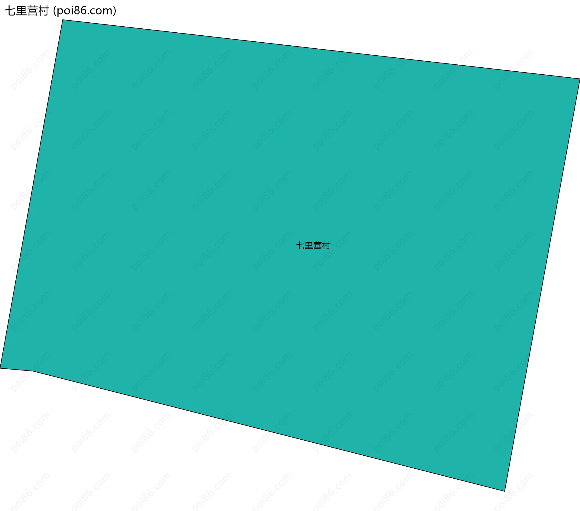 七里营村边界地图