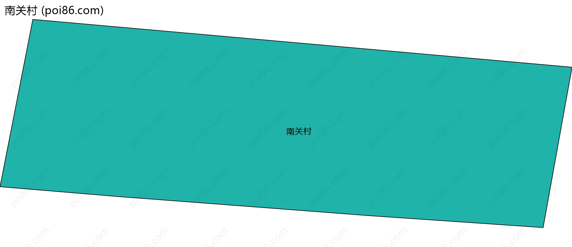 南关村边界地图