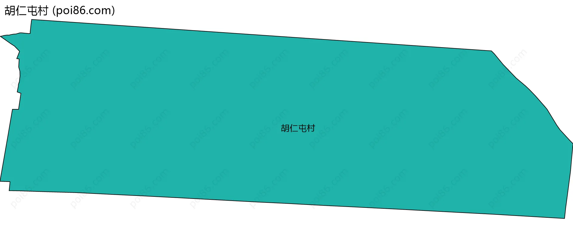 胡仁屯村边界地图