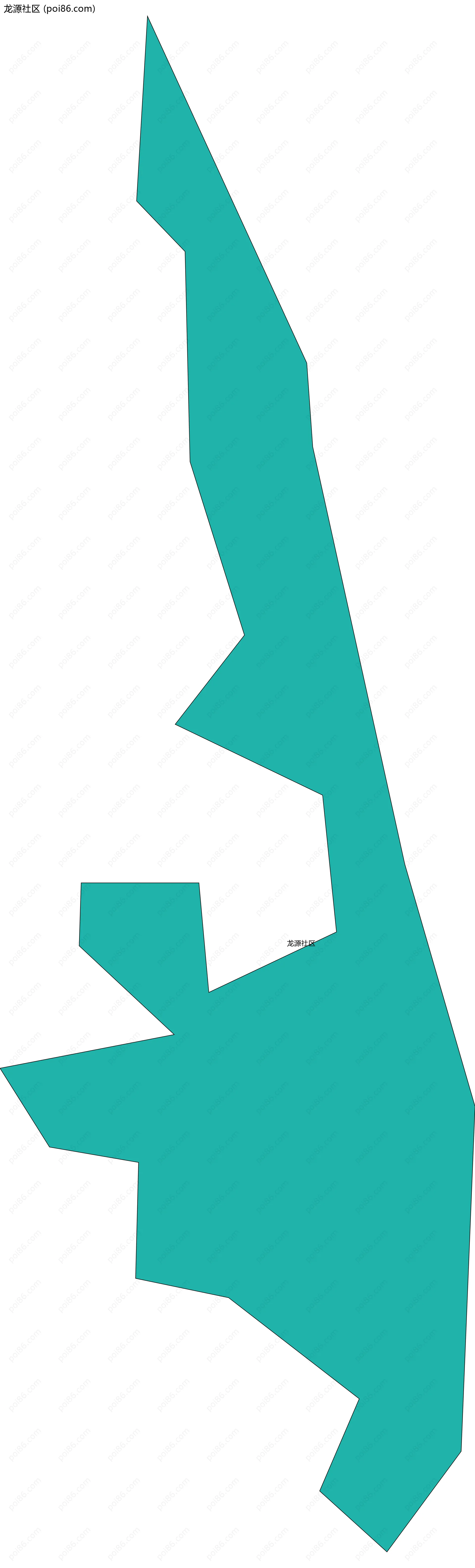 龙源社区边界地图