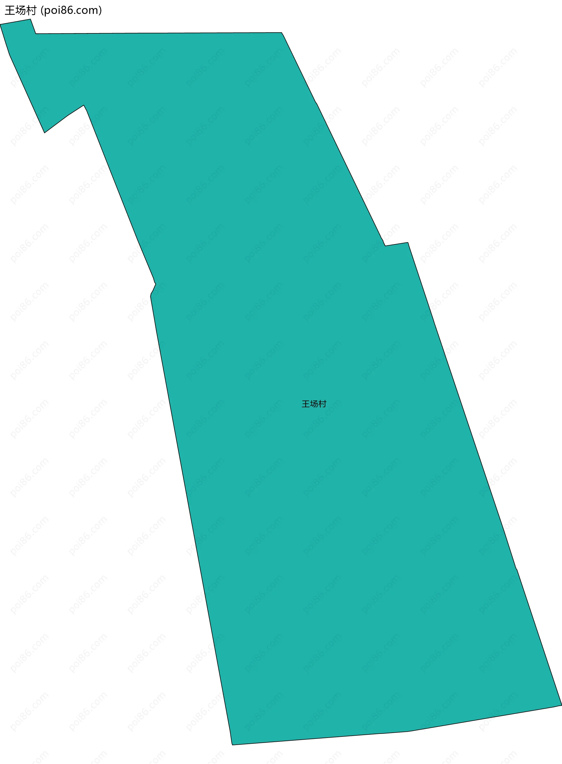王场村边界地图