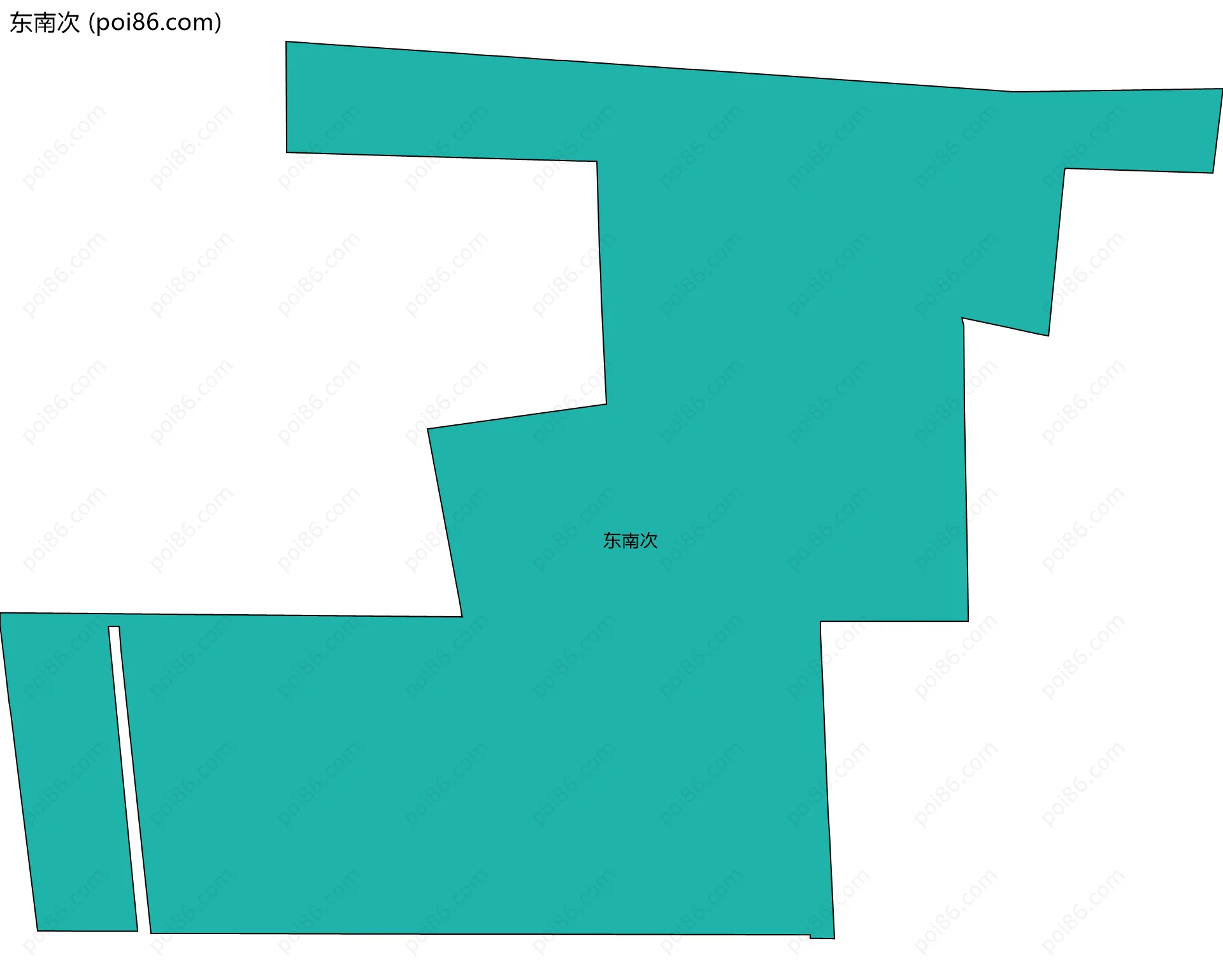 东南次边界地图