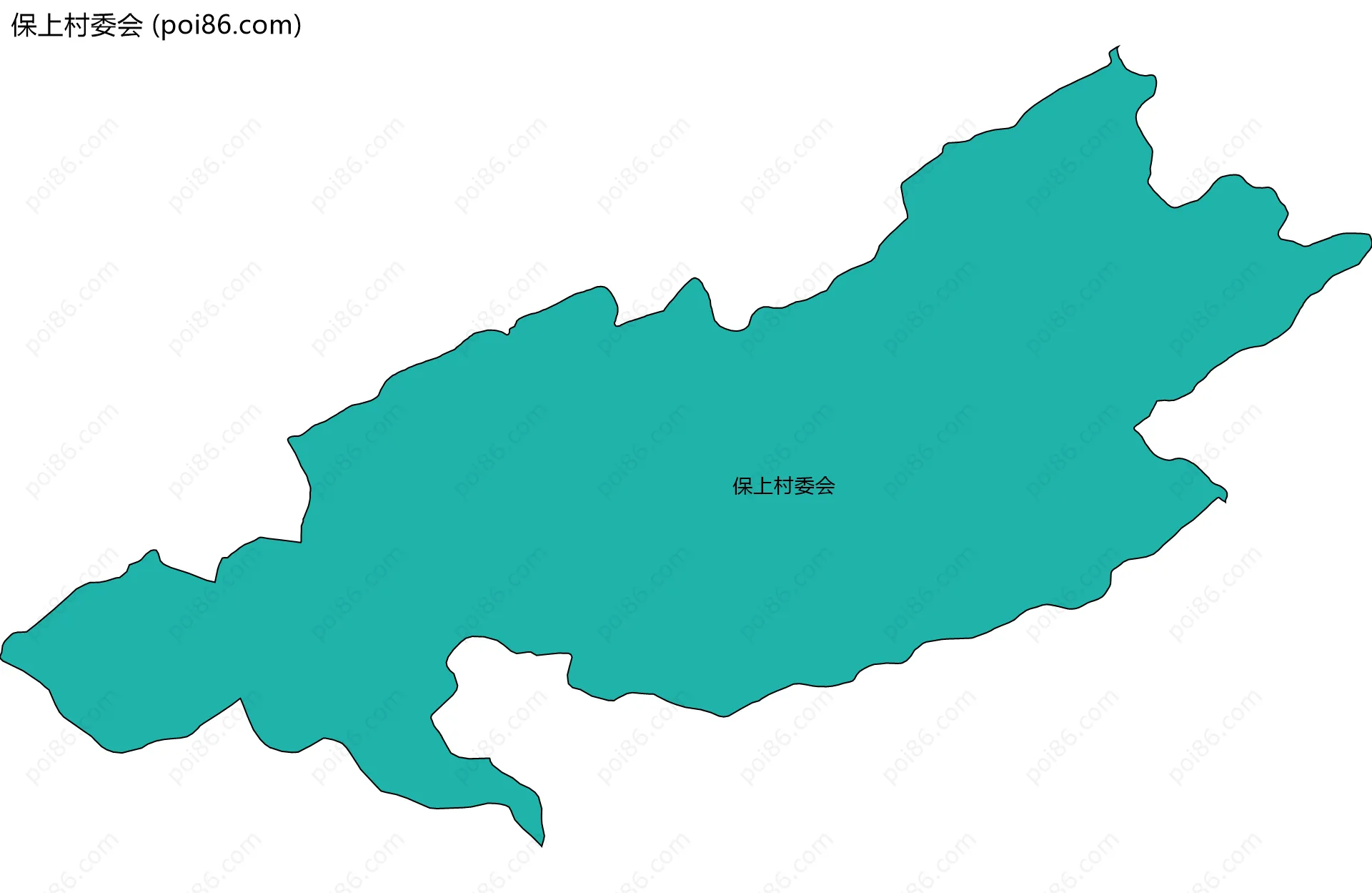 保上村委会边界地图