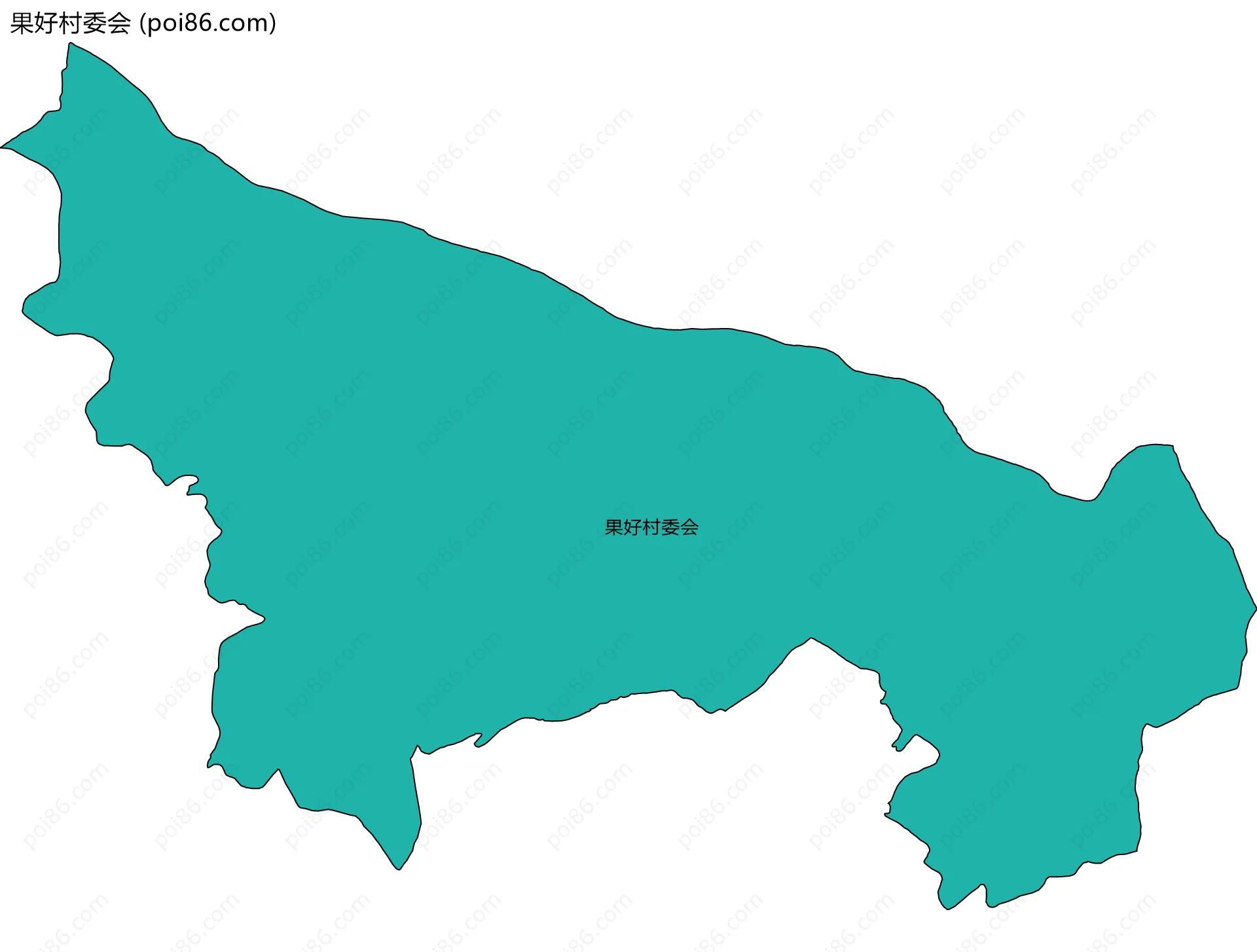 果好村委会边界地图
