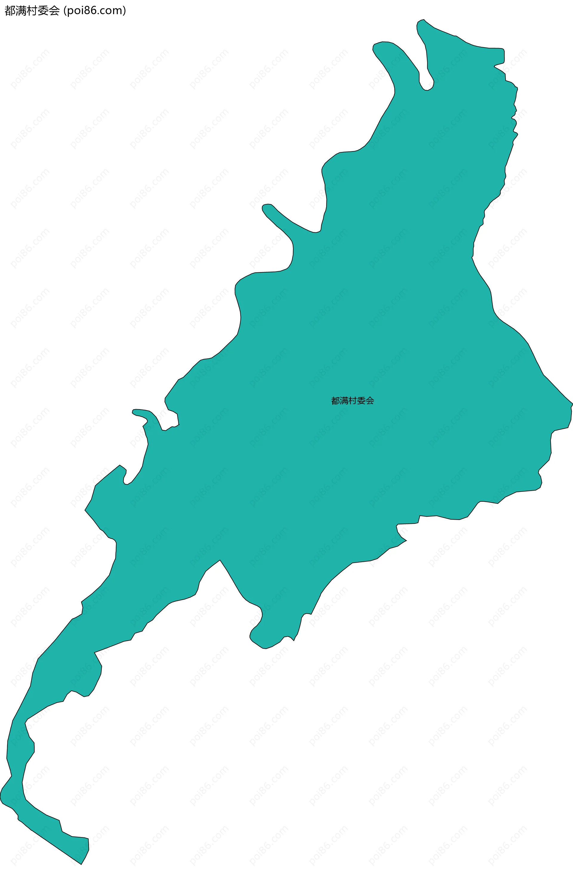 都满村委会边界地图