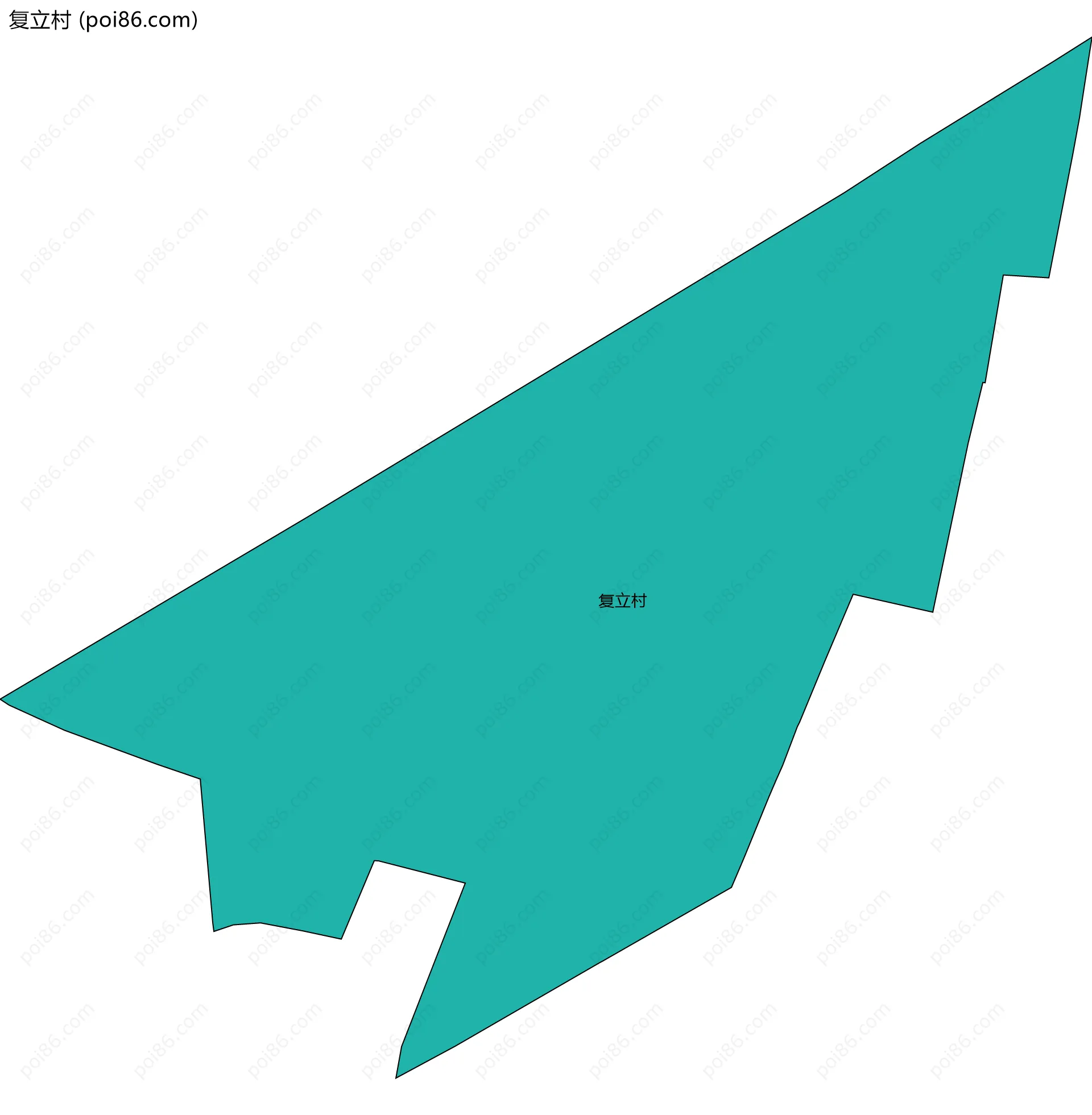 复立村边界地图