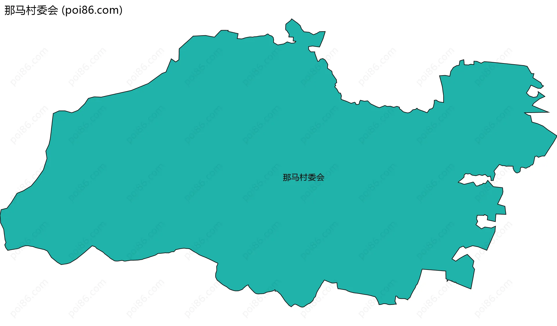 那马村委会边界地图