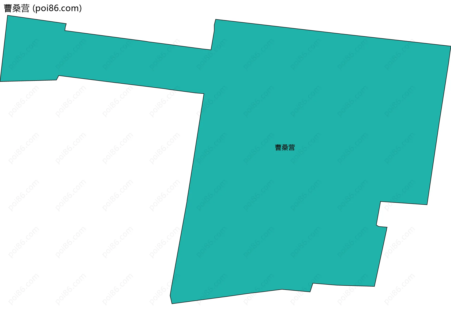 曹桑营边界地图