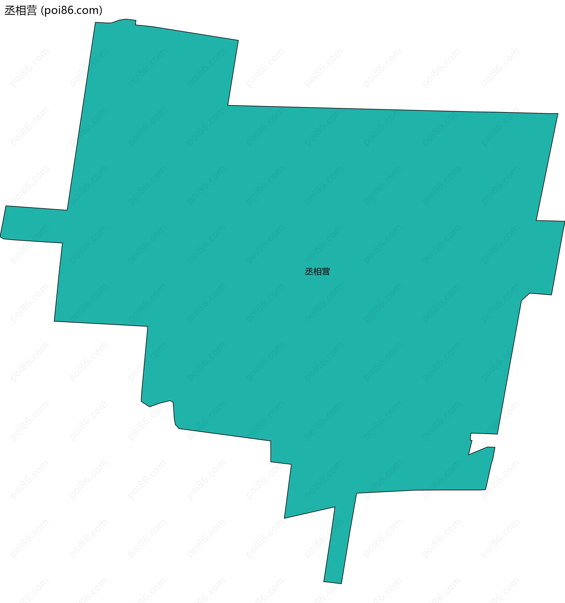 丞相营边界地图