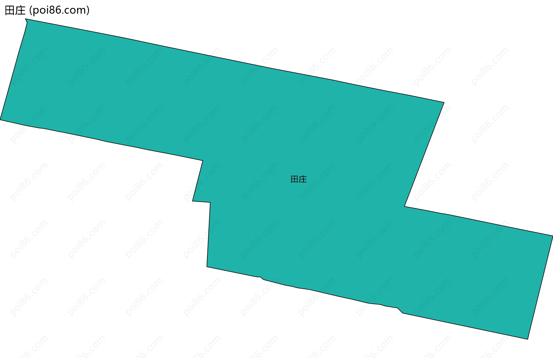 田庄边界地图