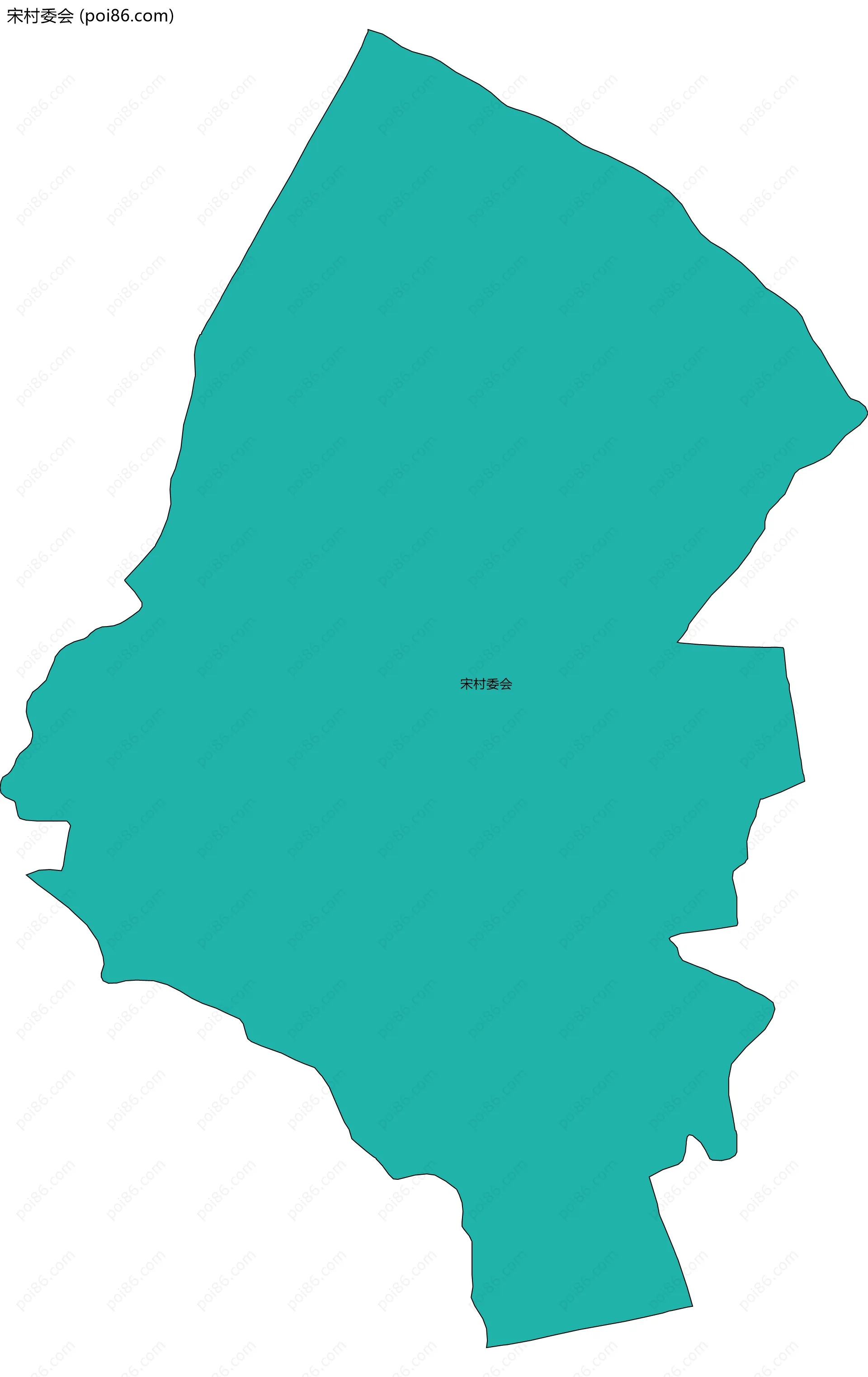 宋村委会边界地图