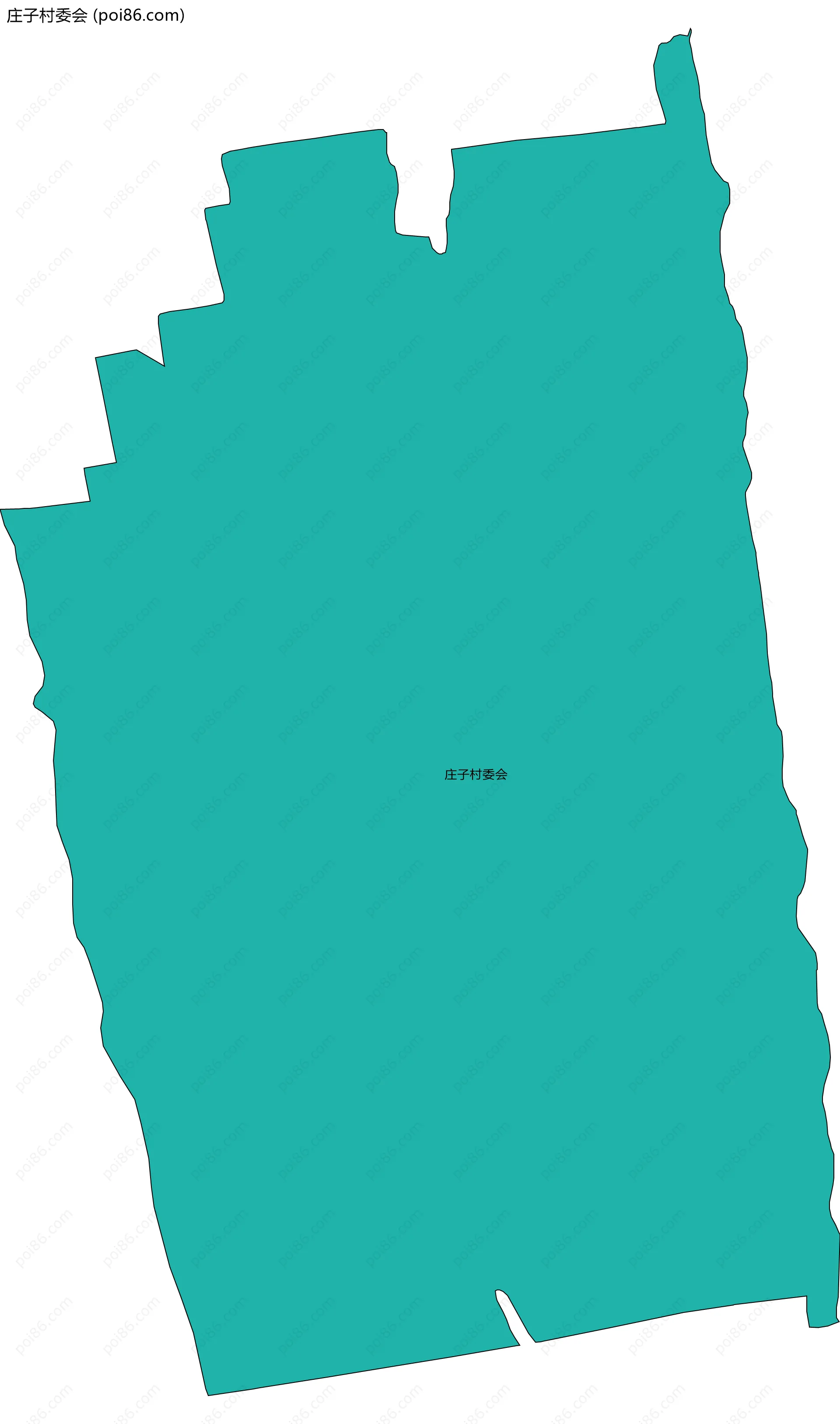 庄子村委会边界地图