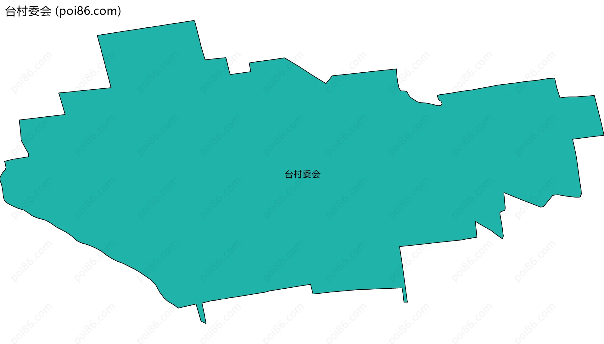 台村委会边界地图