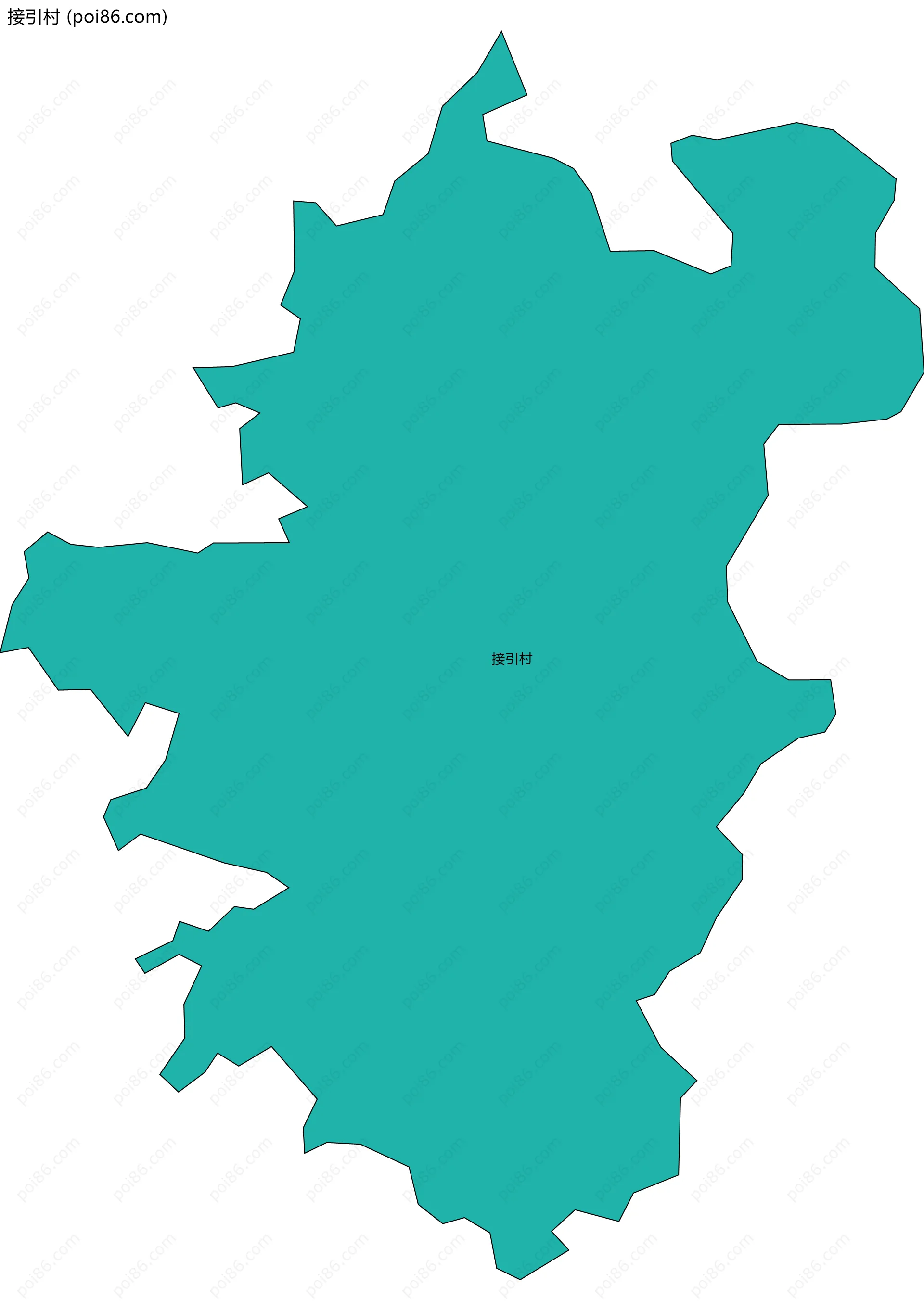 接引村边界地图