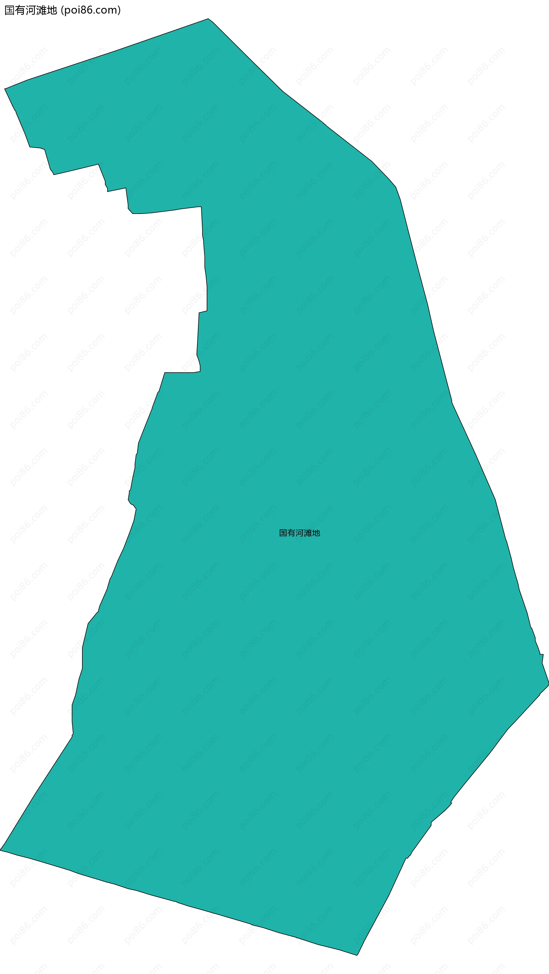 国有河滩地边界地图