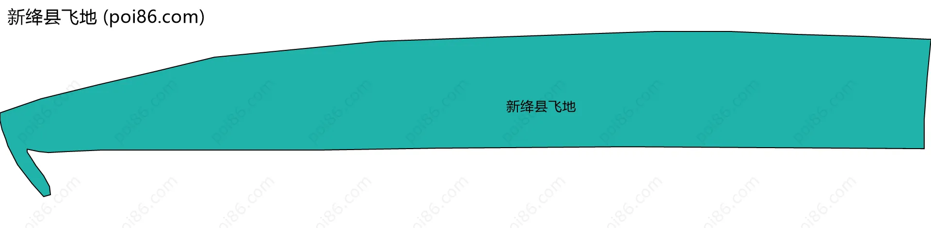 新绛县飞地边界地图