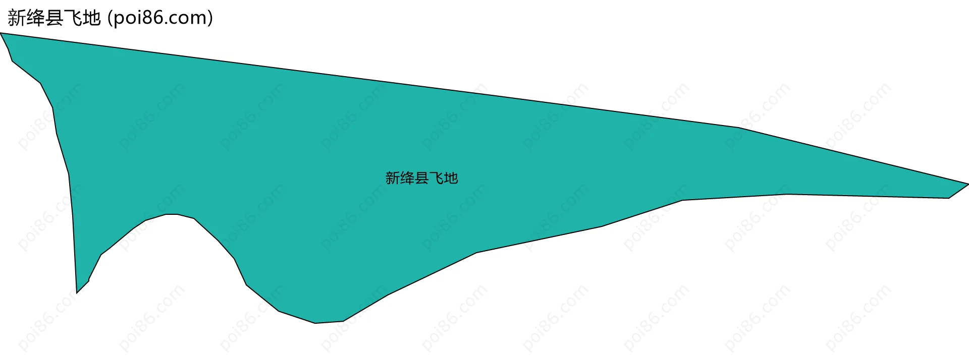 新绛县飞地边界地图