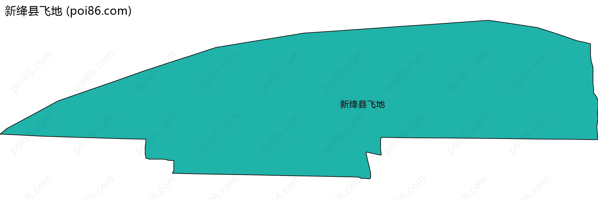 新绛县飞地边界地图