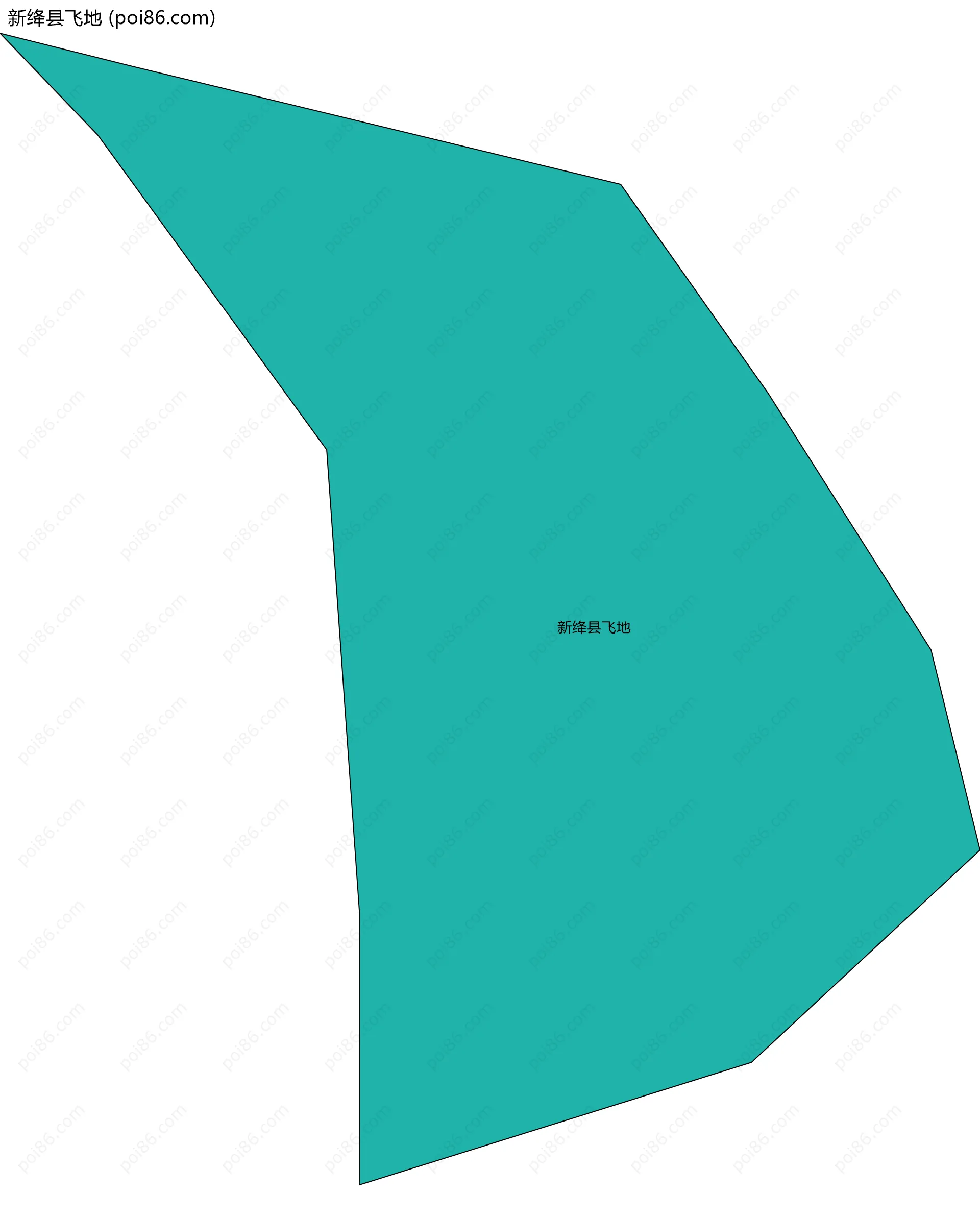 新绛县飞地边界地图