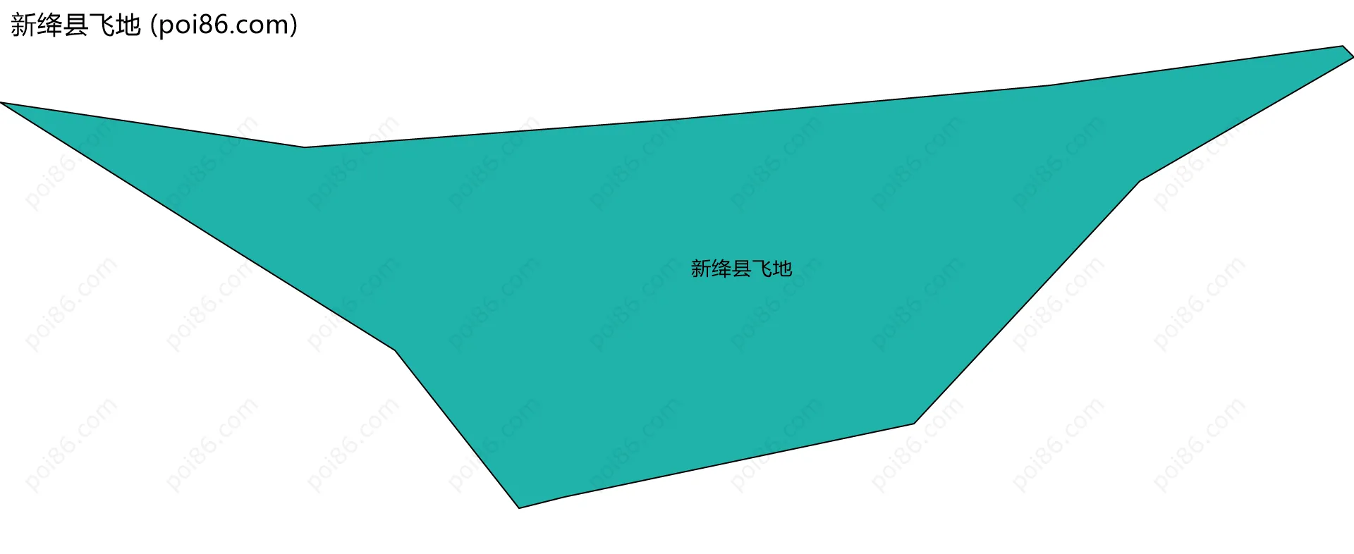 新绛县飞地边界地图