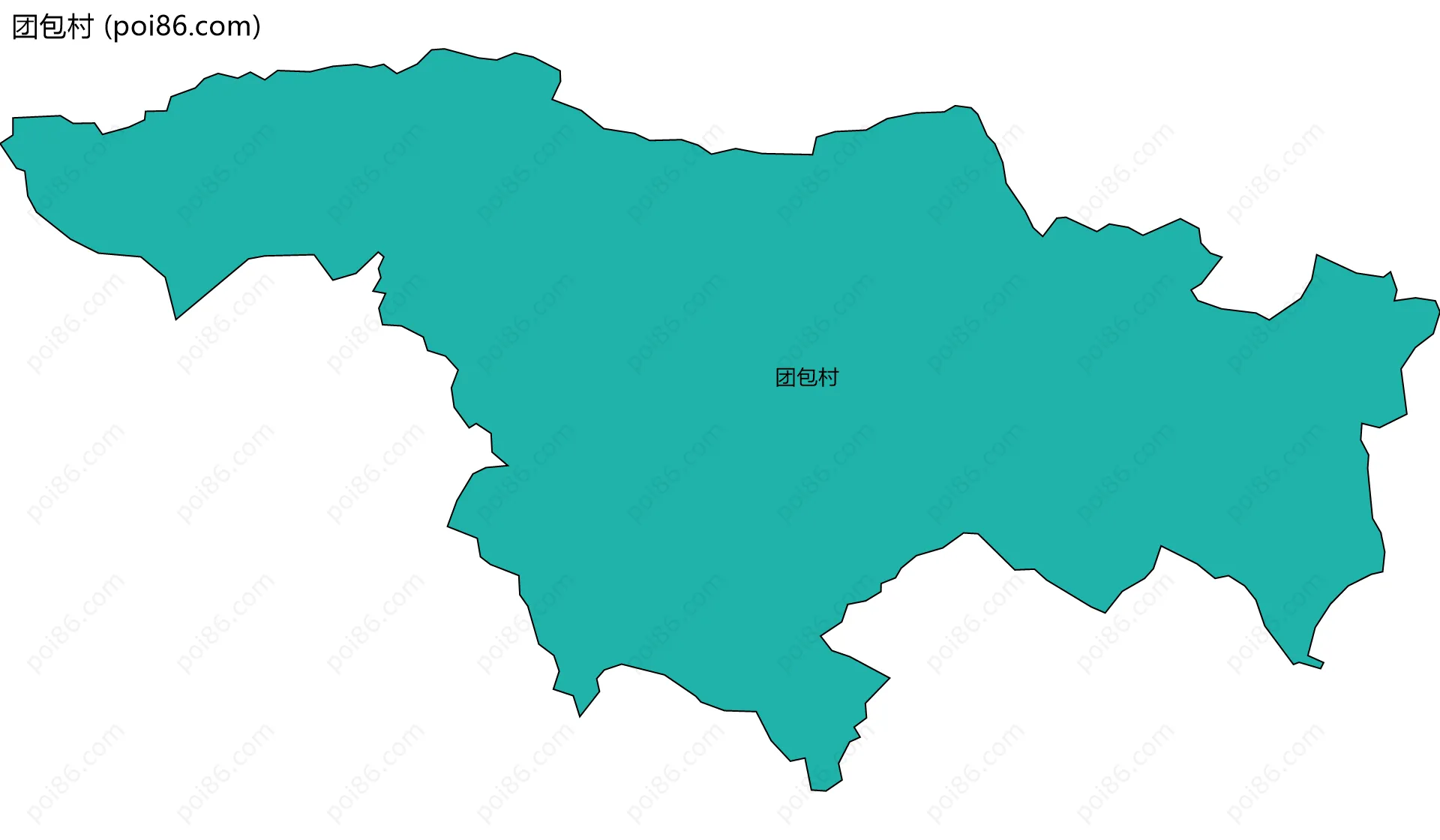 团包村边界地图