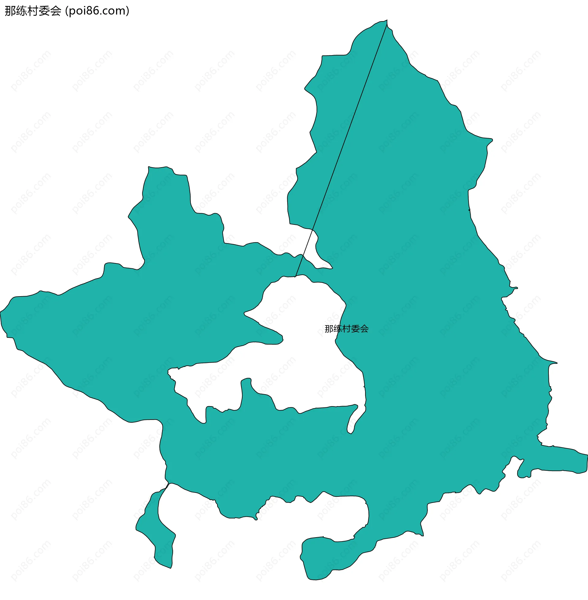 那练村委会边界地图