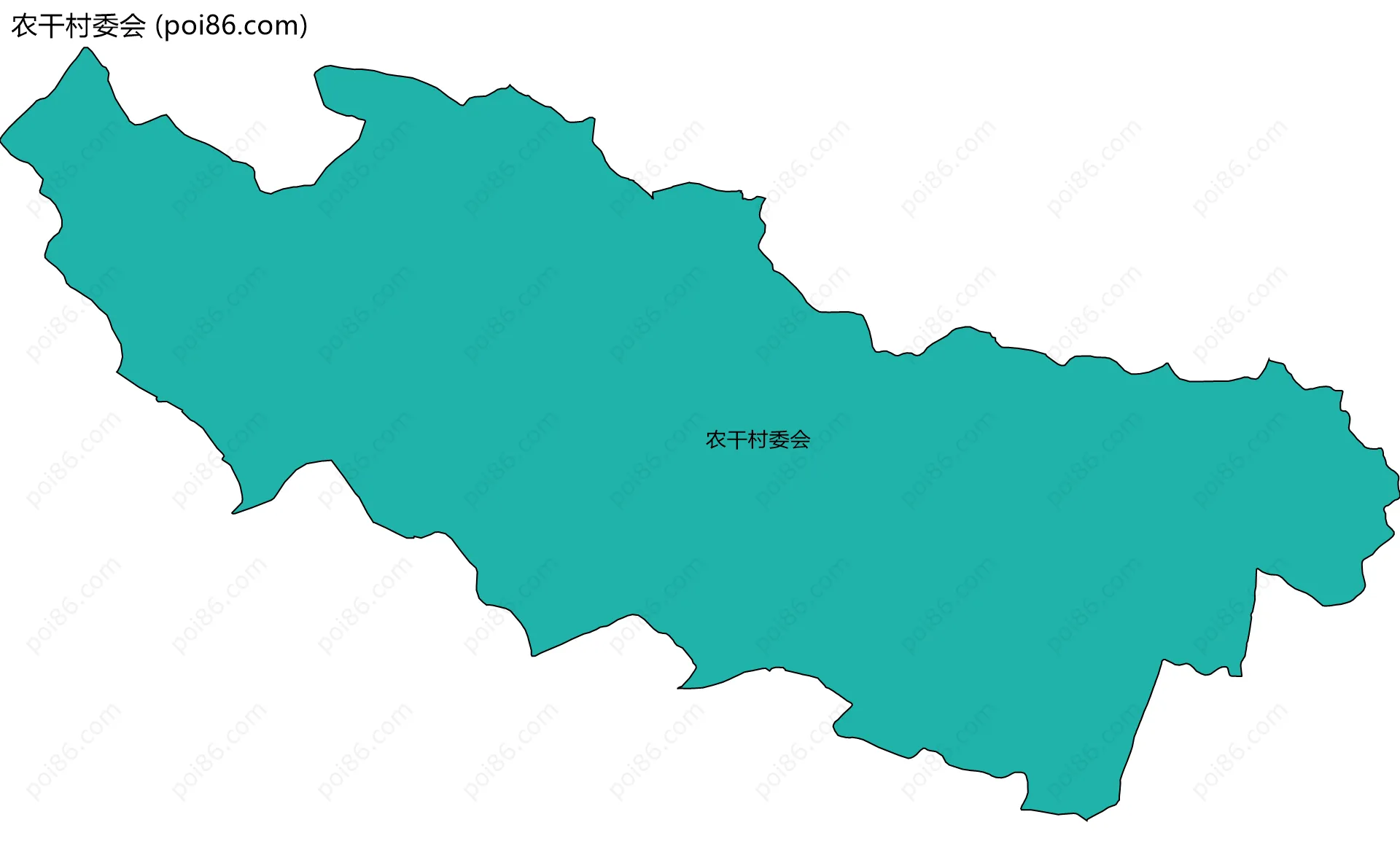 农干村委会边界地图