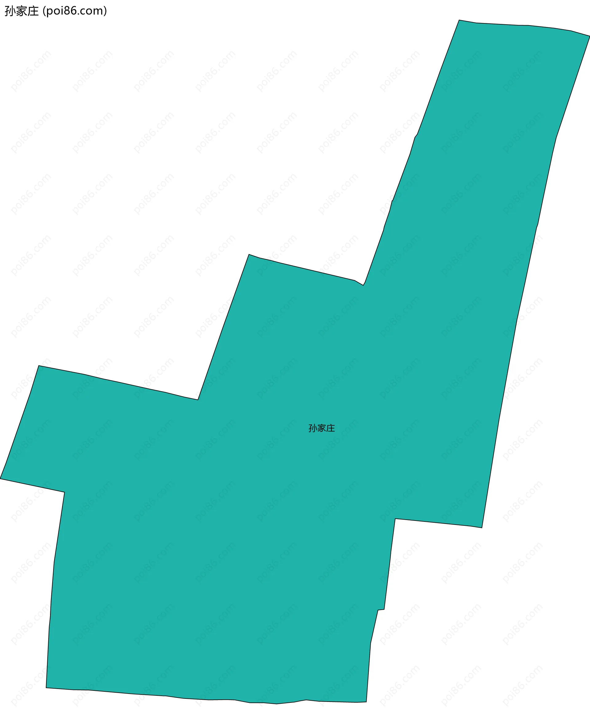 孙家庄边界地图