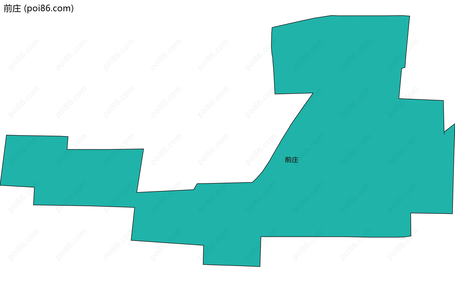 前庄边界地图
